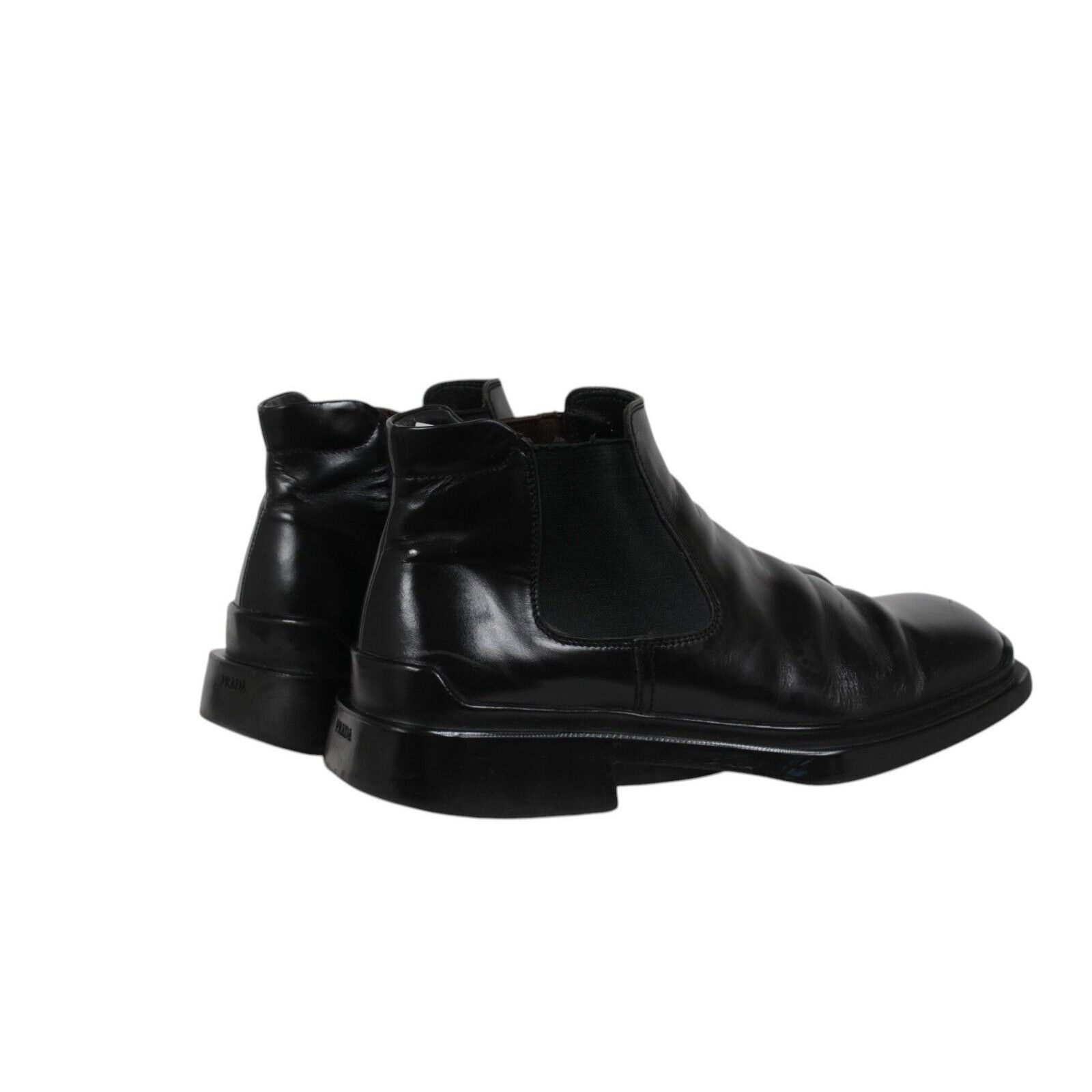 Prada Aw99 Vintage Square Toe Boots - 02494 Size US 8.5 / EU 41-42 - 3 Thumbnail