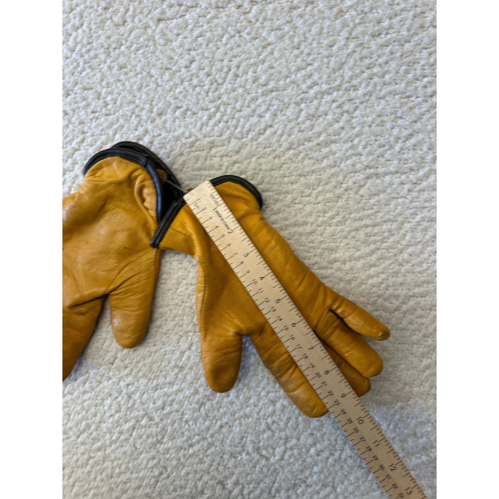 Filson Filson Mens Goat Leather Gloves Merino Wool Lined Small Size ONE SIZE - 2 Thumbnail