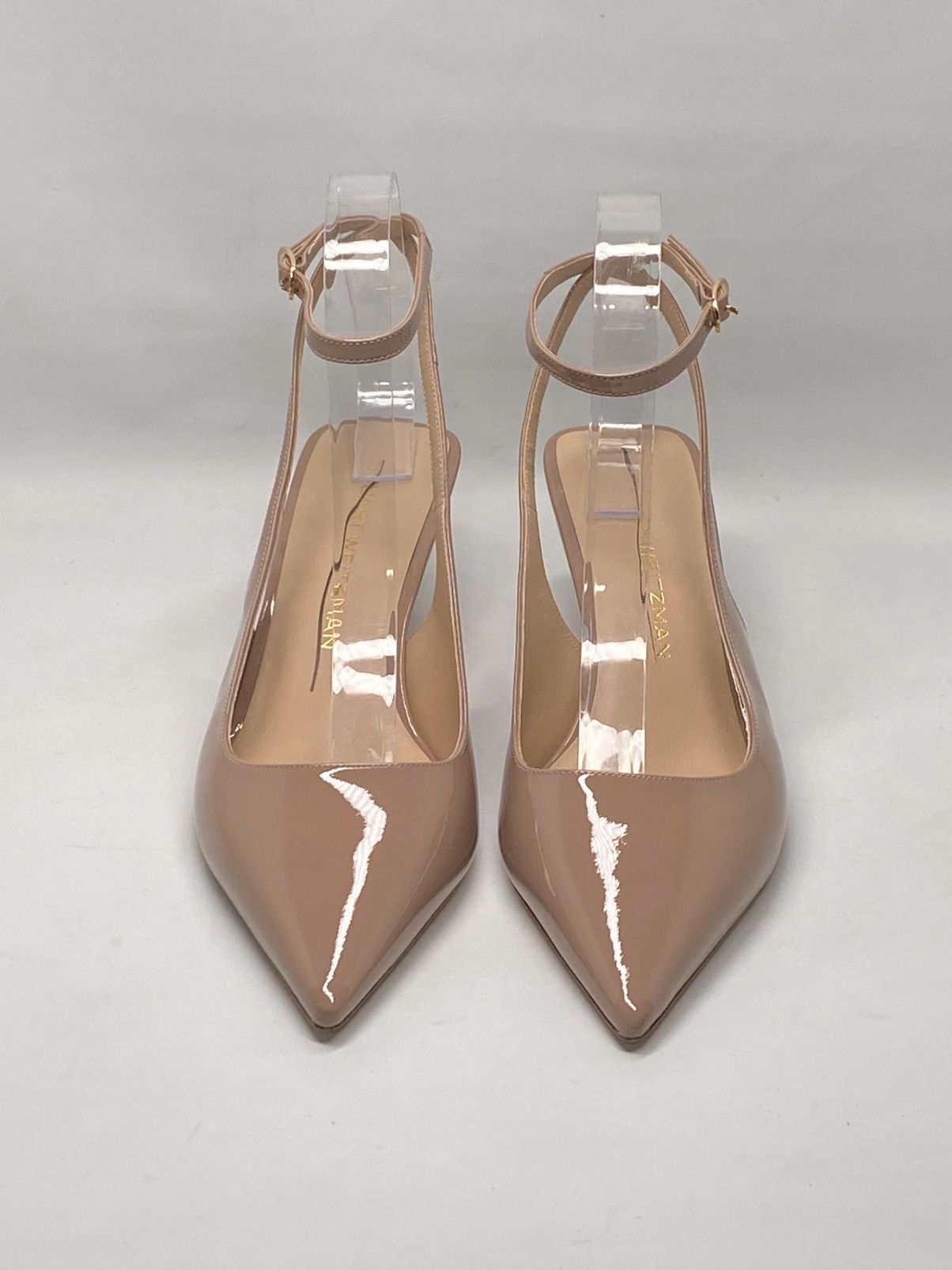Stuart Weitzman Stuart Weitzman Patent Leather Strappy Pumps size 8 Size US 8 / IT 38 - 3 Thumbnail