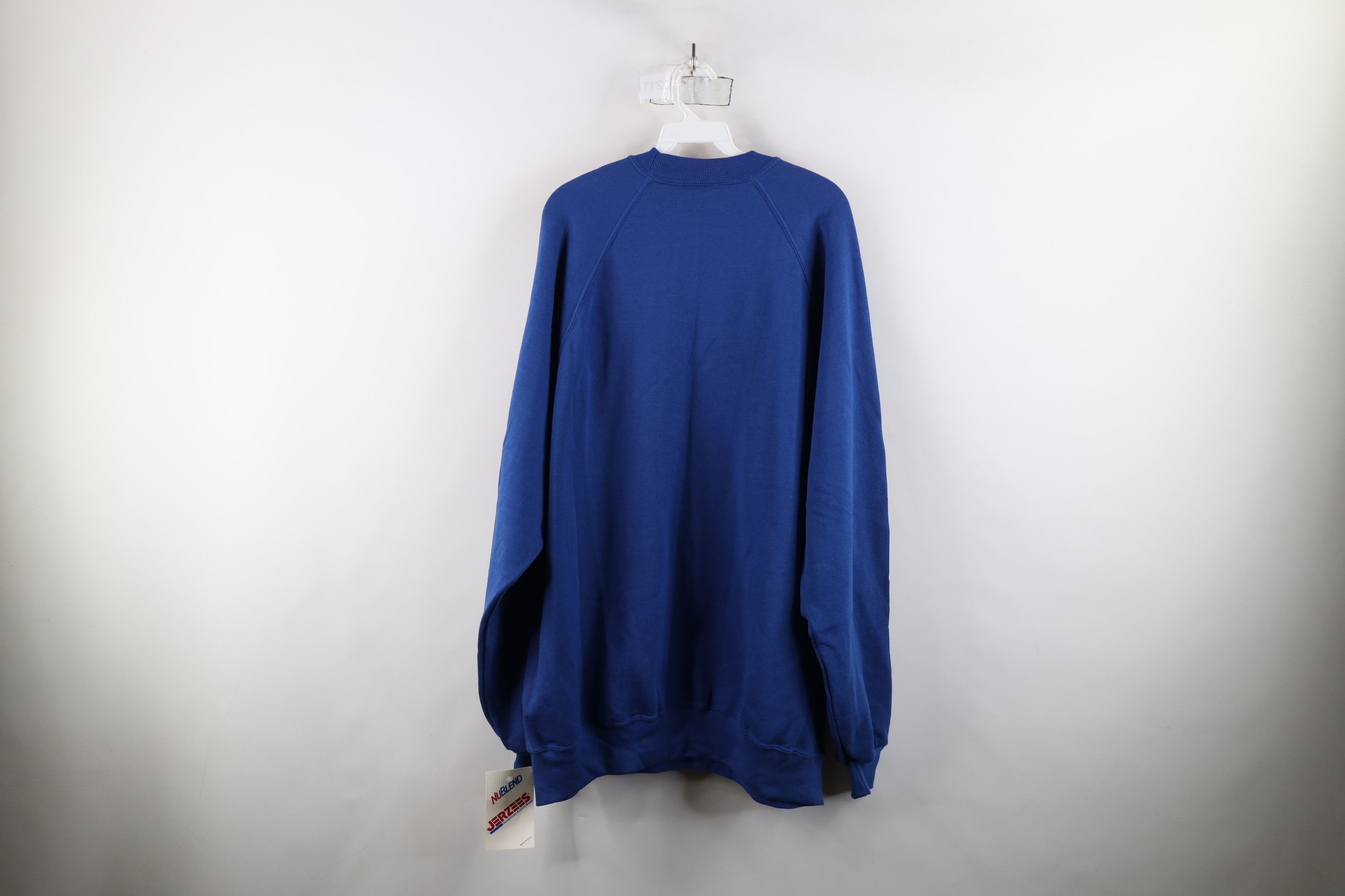 Vintage Deadstock Vintage 90s Streetwear Crewneck Sweatshirt Royal Size US XXL / EU 58 / 5 - 10 Thumbnail