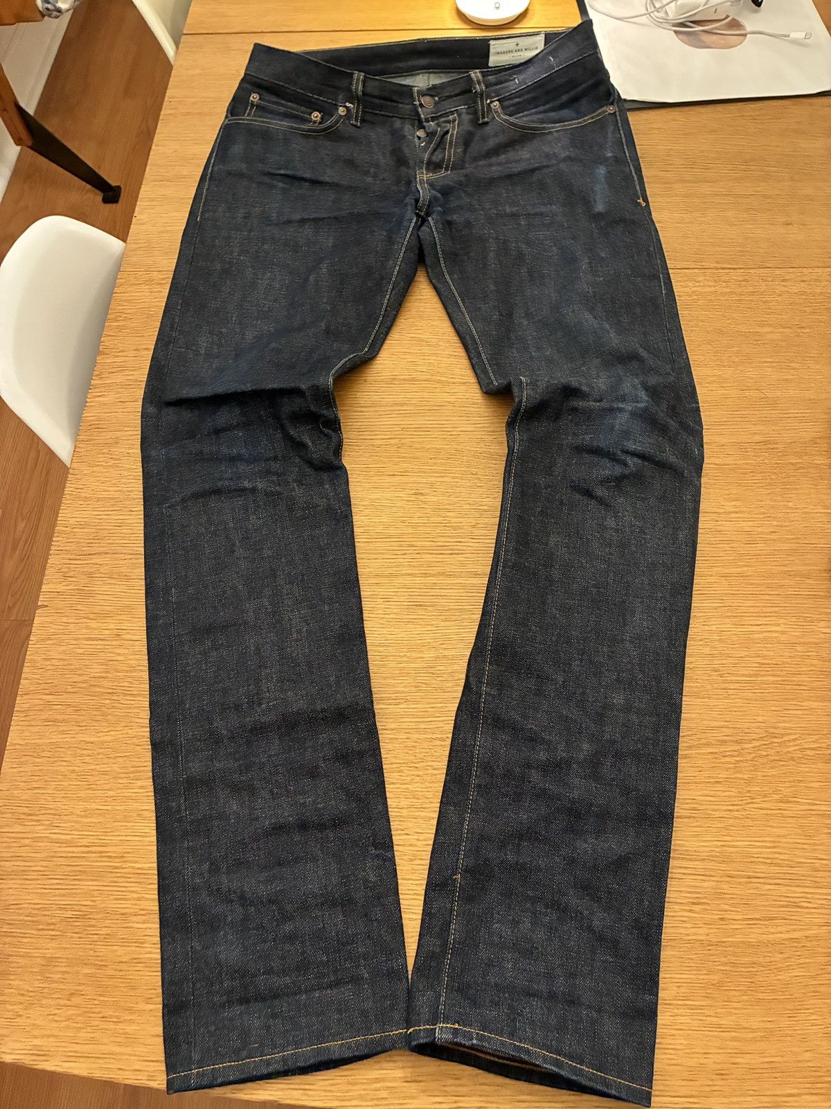 Imogene + Willie Imogene + Willie Charlie raw indigo jeans Size US 32 / EU 48 - 1 Thumbnail