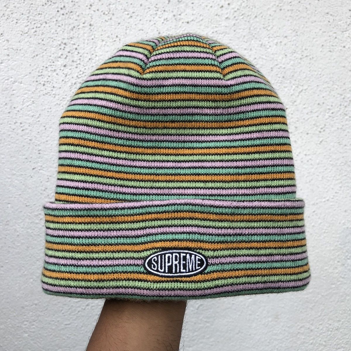 Supreme Supreme Multi Stripe Beanie Size ONE SIZE - 2 Thumbnail