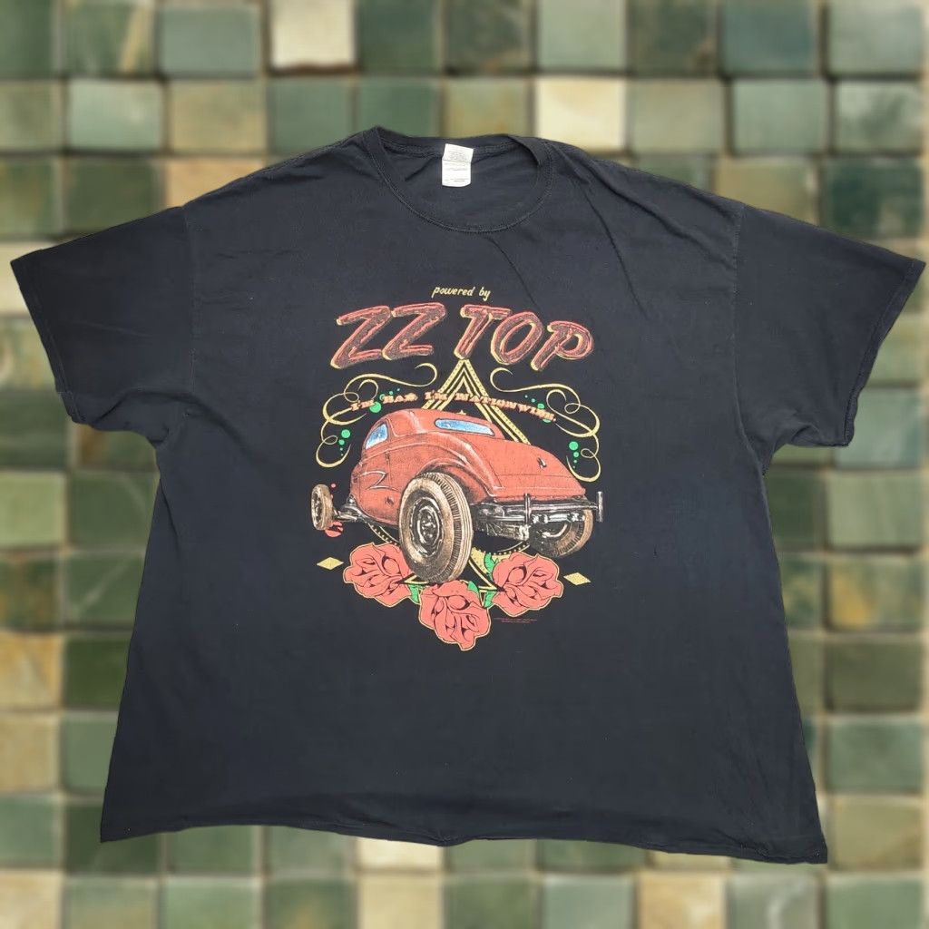 Vintage VINTAGE ZZ Top 2014 Tour TEE Mens XL Black Graphic Band Shirt Rock Concert Short Sleeve Crew Neck Cotton Jersey Logo Modern Size US XL / EU 56 / 4 - 1 Thumbnail