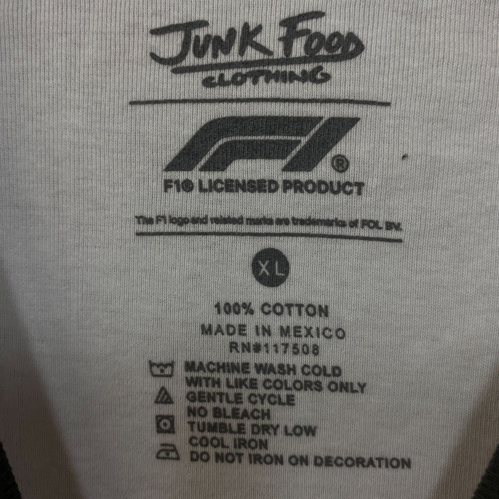 Junk Food Junk Food Women's Formula 1 Finish Line Crop T-shirt XL Size XL / US 12-14 / IT 48-50 - 4 Thumbnail