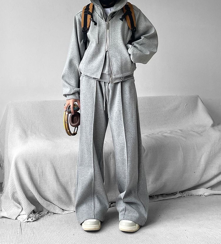 Japanese Brand × Jean Wide Leg Flared Sweatpants Size US 29 - 2 Thumbnail