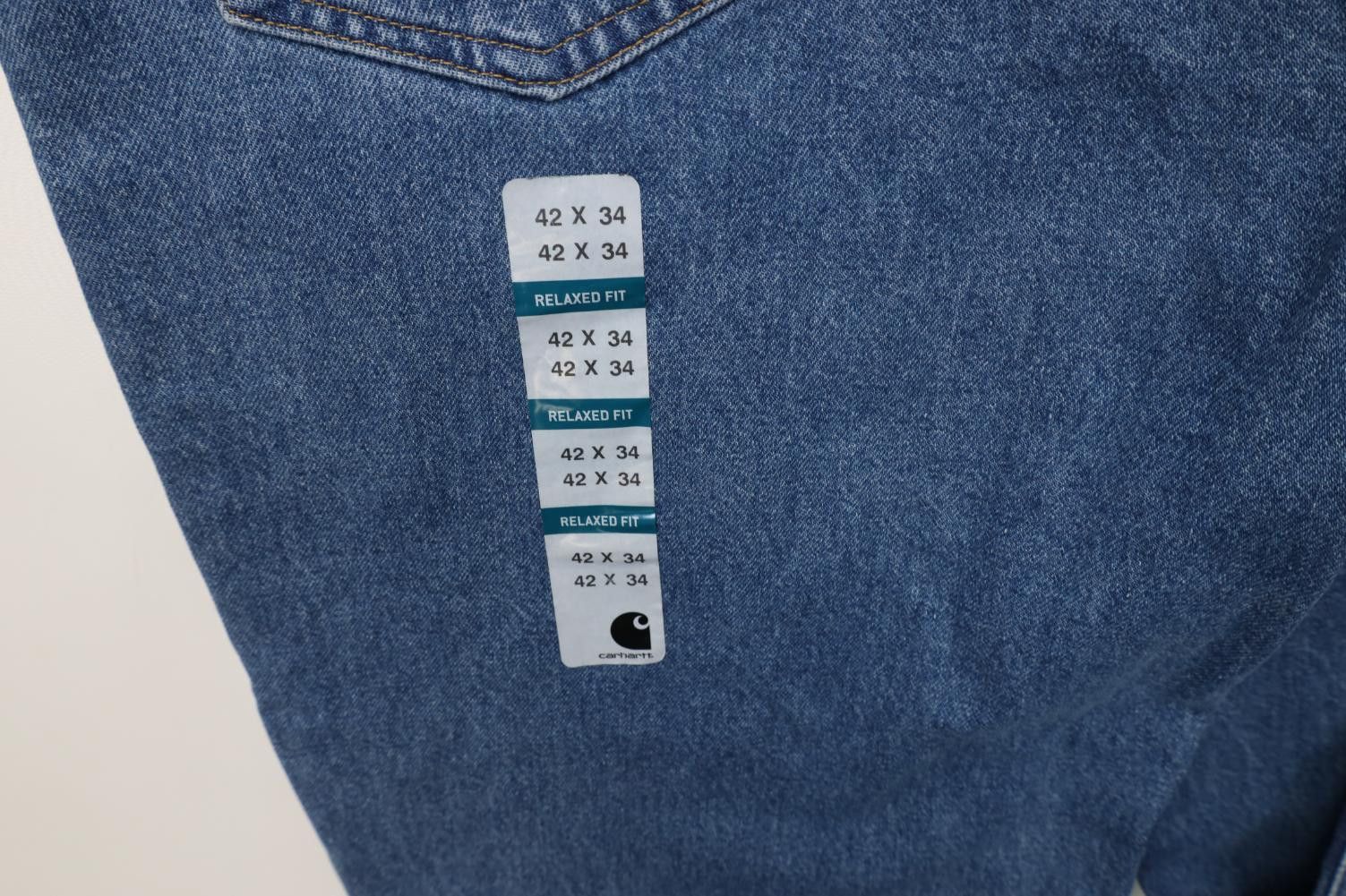 Carhartt Deadstock Vintage Y2K Carhartt Fit Tapered Leg Denim Jeans Size US 42 / EU 58 - 14 Thumbnail