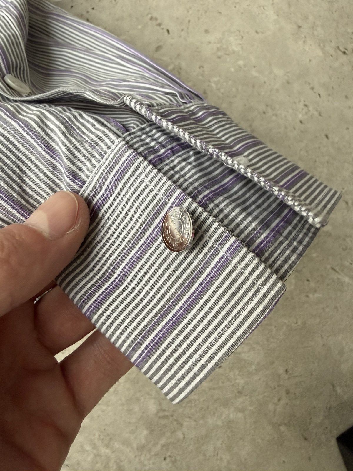 Hermes Vintage Hermes Shirts Button Ups M Size US M / EU 48-50 / 2 - 3 Thumbnail