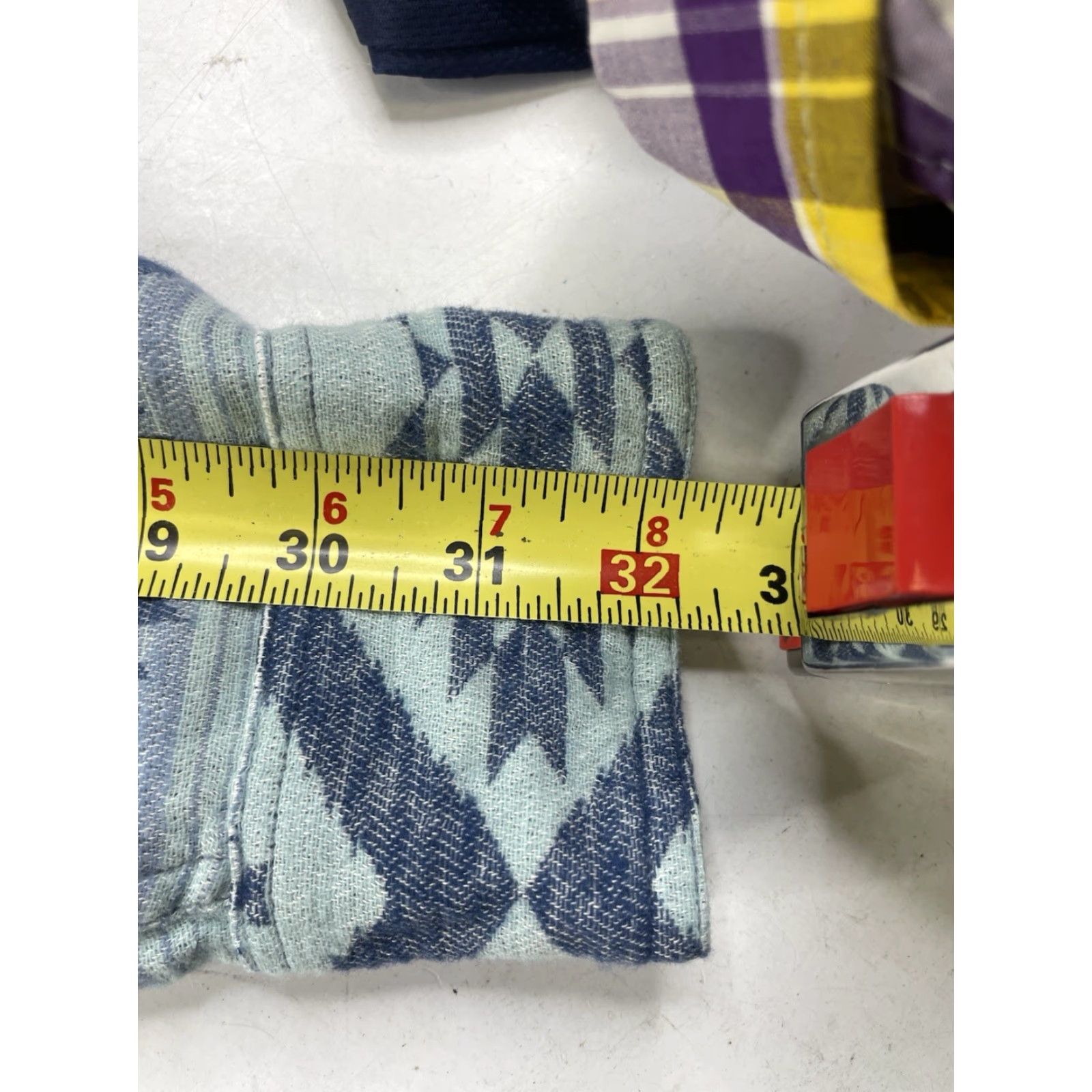 Faherty Faherty Shirt Mens S Aztec Geometric Cotton Flannel Button Up Long Sleeve Collared Spread Pockets Multicolor Size US S / EU 44-46 / 1 - 5 Thumbnail