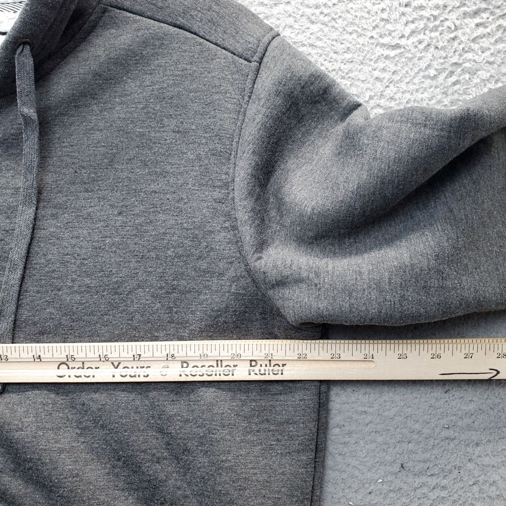 Vintage Q-Active Hoodie Mens L Gray Sherpa Lined Full Zip Pocket Drawstring Size US L / EU 52-54 / 3 - 4 Thumbnail