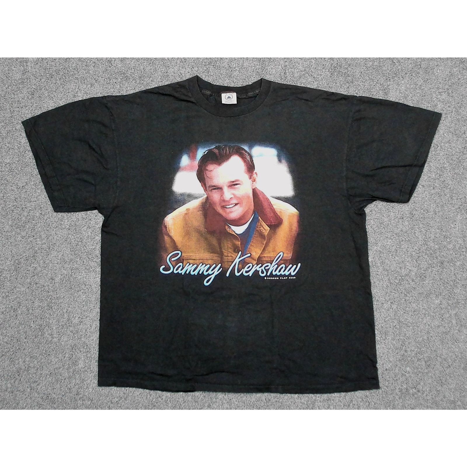 Vintage Delta Y2K Sammy Kershaw Tour 2000 Heavyweight Tee Size 2XL Size US XXL / EU 58 / 5 - 3 Thumbnail