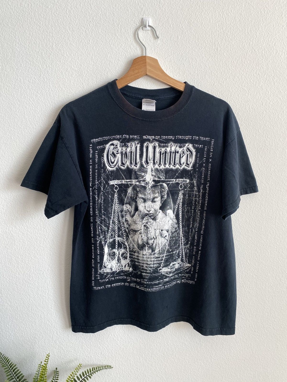 Band Tees Y2K Grunge Evil United Band Tee Size US M / EU 48-50 / 2 - 1 Thumbnail