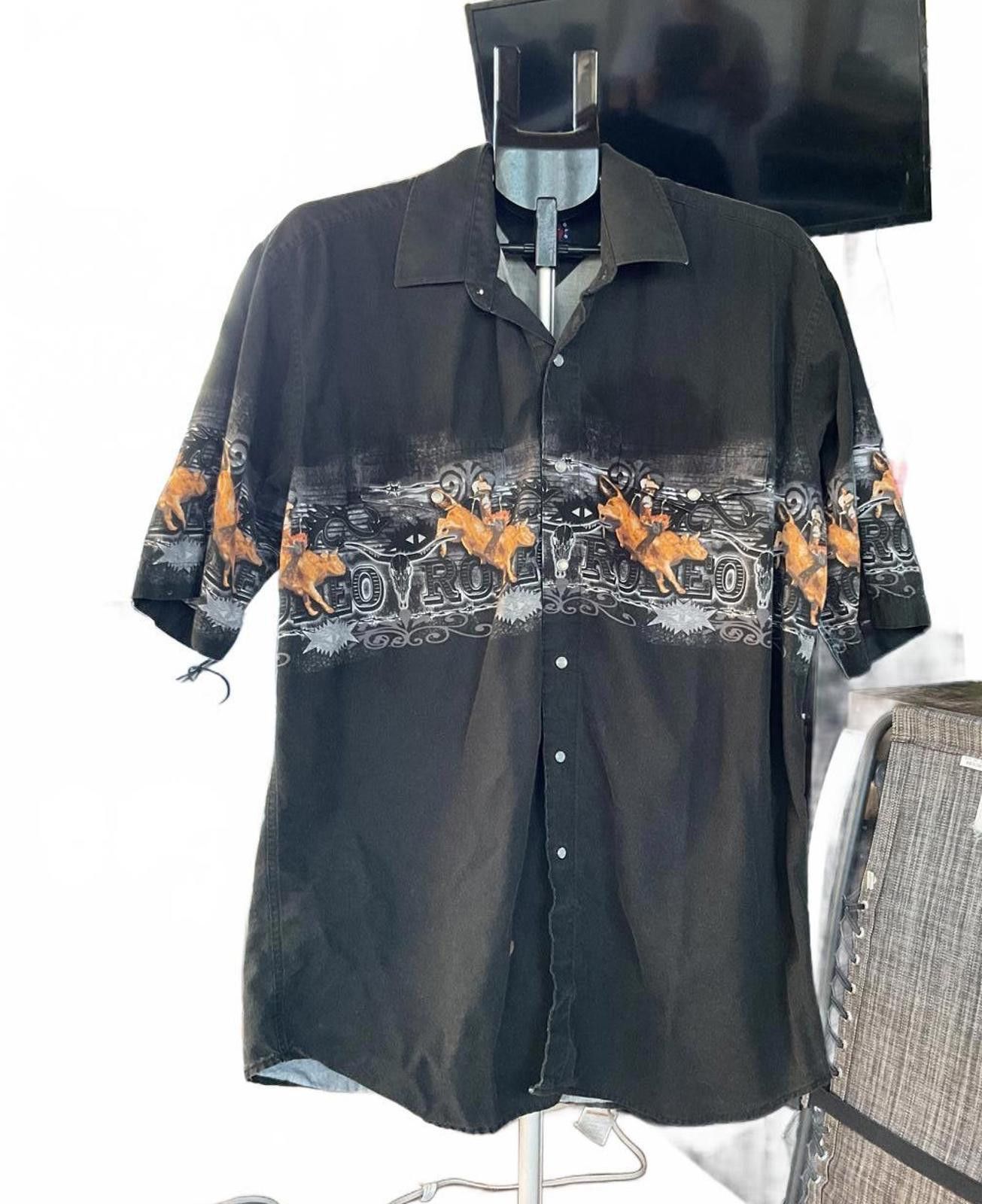 Panhandle Slim Vintage 90s Panhandle Slim Rodeo Border Western Shirt XL Size US XL / EU 56 / 4 - 1 Thumbnail