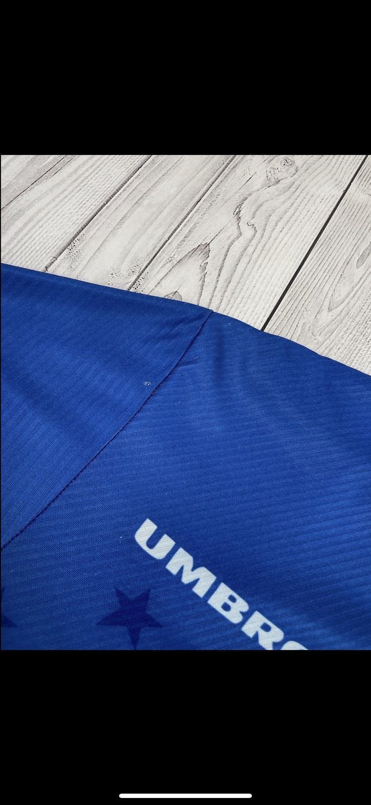 Umbro Vintage umbro Brazil soccer jersey away 1994 blue rare L Size US L / EU 52-54 / 3 - 17 Thumbnail
