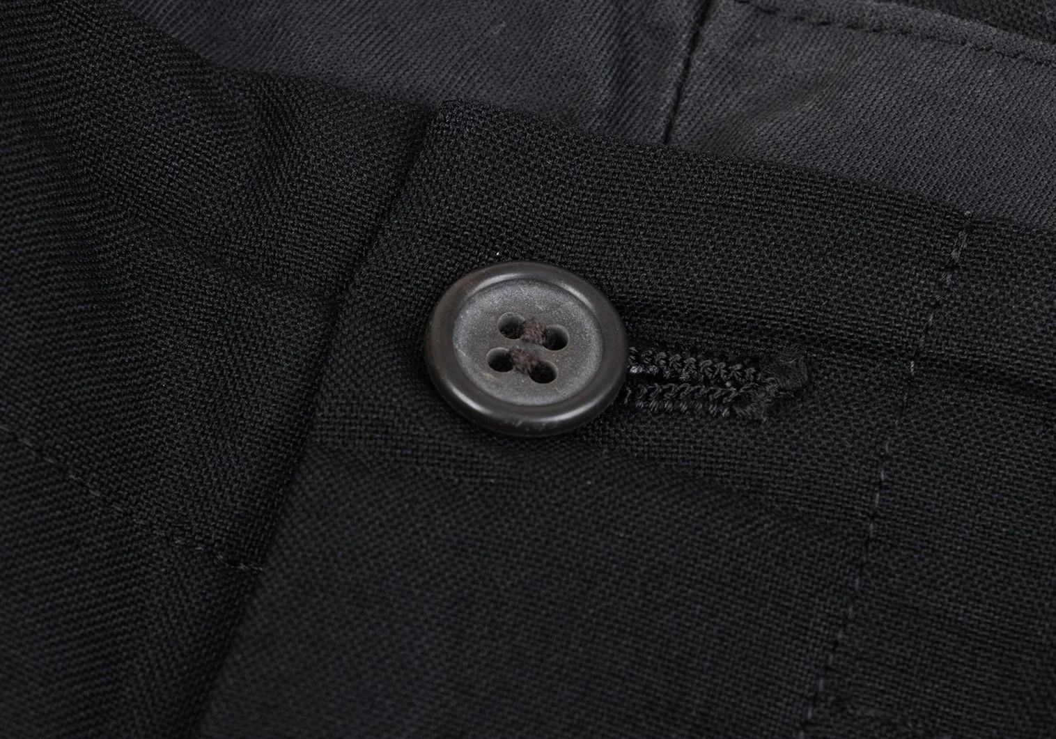 Jean Paul Gaultier Wool Tuck Tapered Pants in Black Size 50 Size US 34 / EU 50 - 5 Thumbnail
