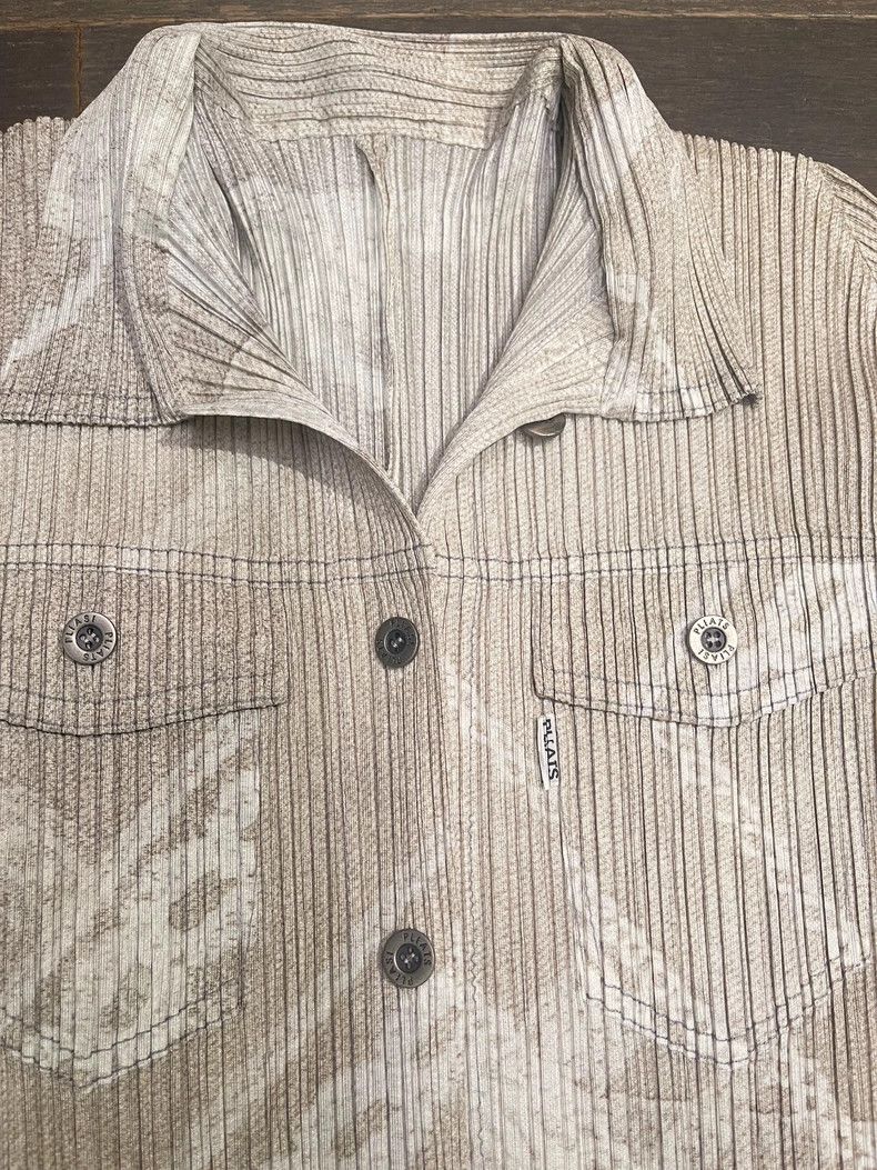 Issey Miyake Issey Miyake size:3 Denim patterned jacket Size XS / US 0-2 / IT 36-38 - 2 Thumbnail