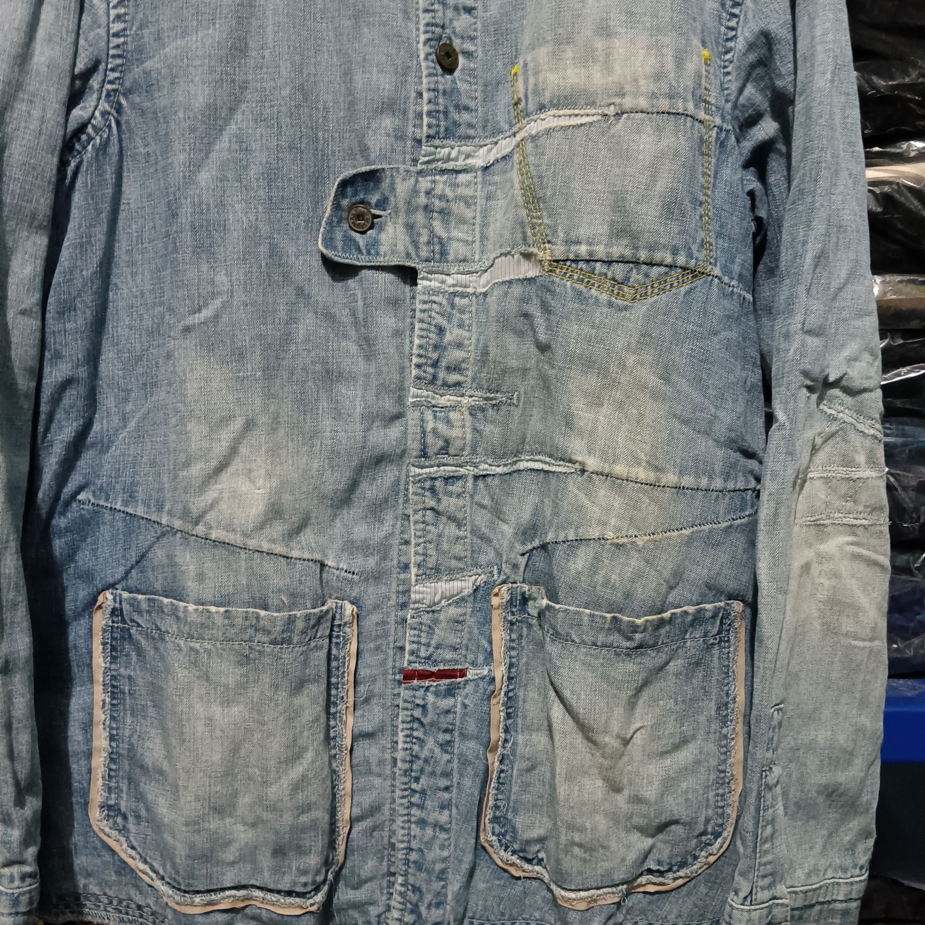 Marithe + Francois Girbaud Marithe francois girbaud denim jacket Size US L / EU 52-54 / 3 - 5 Thumbnail