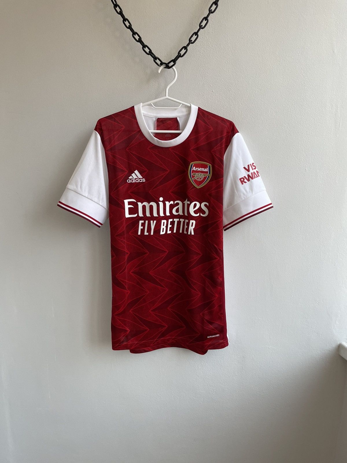 ARSENAL LONDON 2020 2021 HOME FOOTBALL SHIRT SOCCER JERSEY