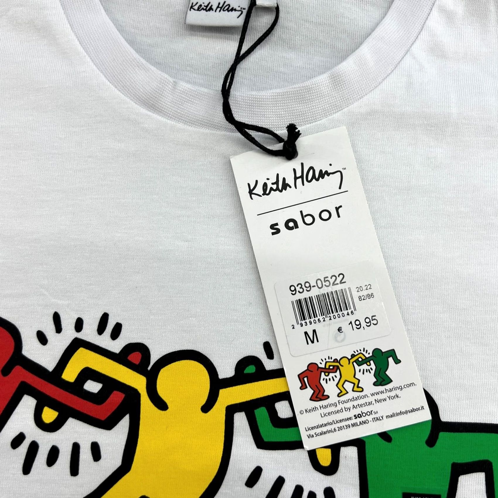 Ripple Junction Keith Haring Dancing Friends Ripple Junction Shirt M Short Sleeve White Mens T-Shirt Size US M / EU 48-50 / 2 - 5 Thumbnail