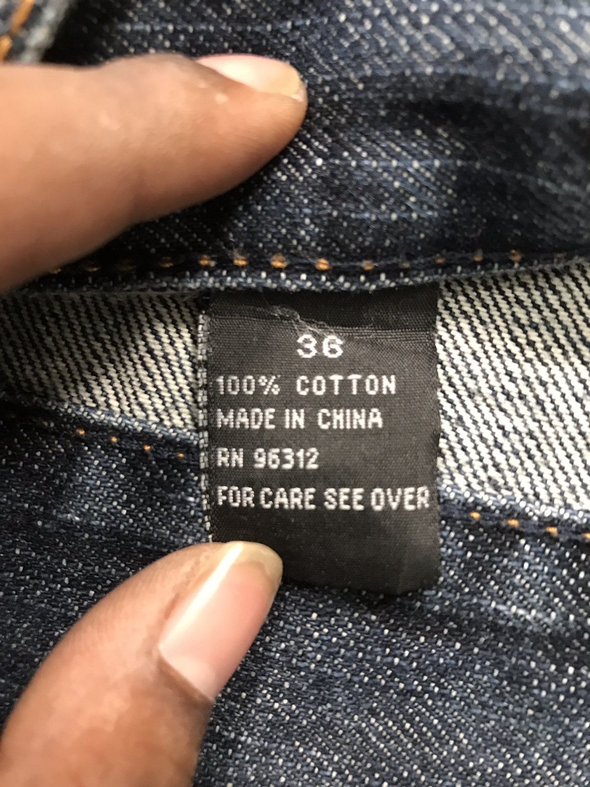 Vintage Vintage ealth denim Size US 34 / EU 50 - 6 Thumbnail