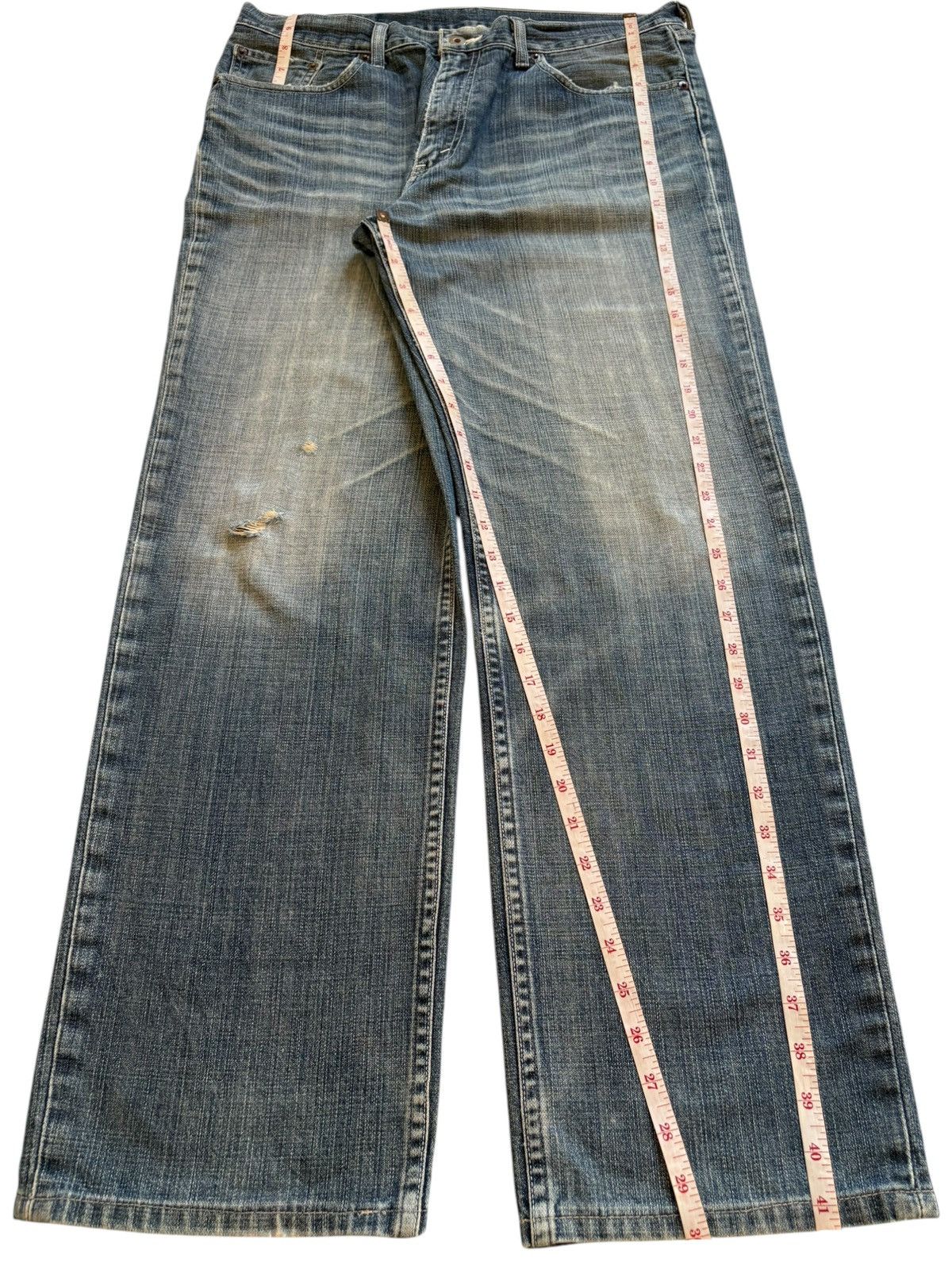 Levi's × Levi's Vintage Clothing Vintage 90s Levis 502 Mud Wash Distressed Loose Baggy Jeans Size US 34 / EU 50 - 13 Thumbnail