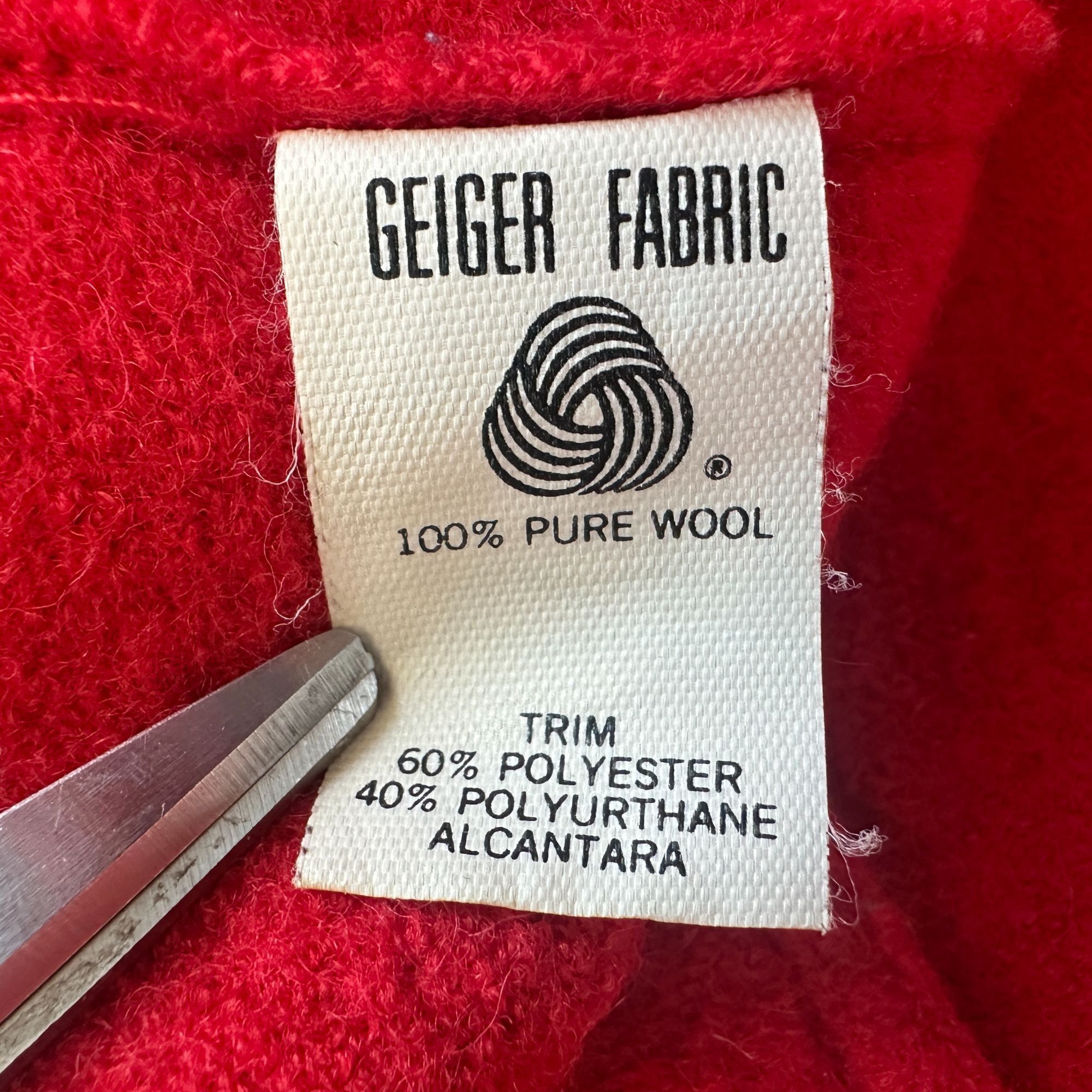 Other Vintage Geiger Womens Medium / 8 / 40 Jacket Boiled Wool Red Size M / US 6-8 / IT 42-44 - 10 Thumbnail