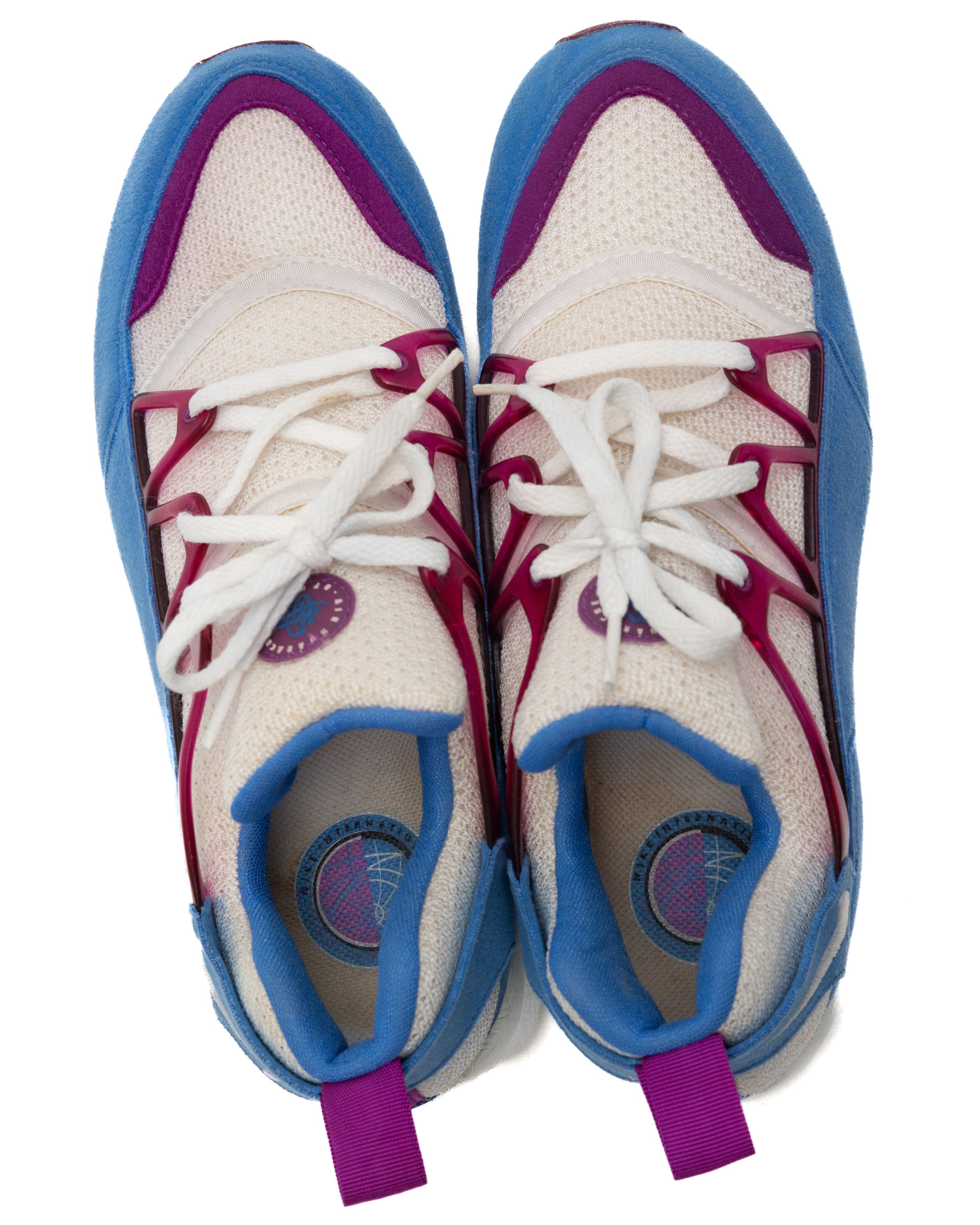 Nike NIKE AIR OG Huarache Light Blue Crystal/Red Plum 90s Size US 9.5 / IT 39.5 - 8 Thumbnail