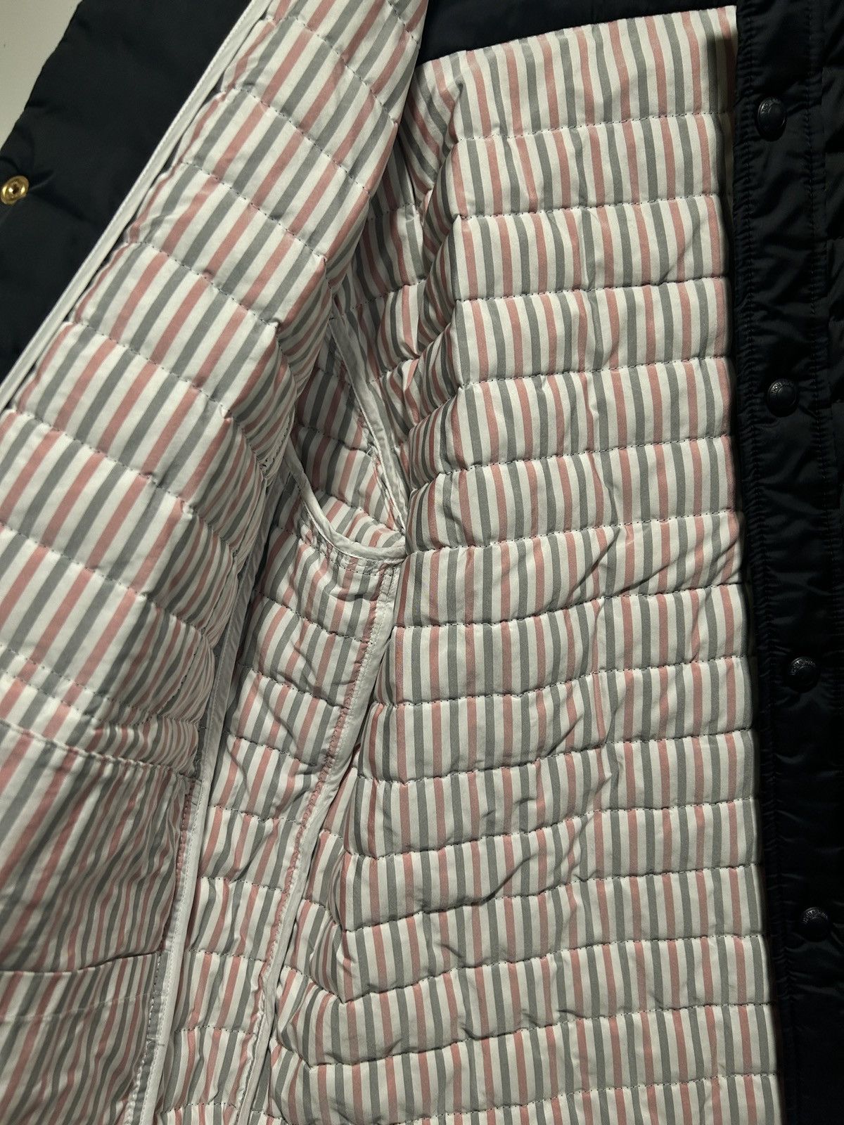 Thom Browne Thom Browne four bars jacket quilted down size 2 Navy Size US M / EU 48-50 / 2 - 7 Thumbnail
