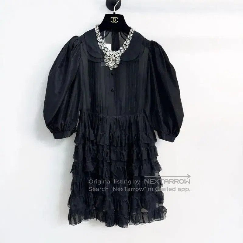 Miu Miu Miu Miu Summer Black Dress Size S . Size S / US 4 / IT 40 - 1 Thumbnail