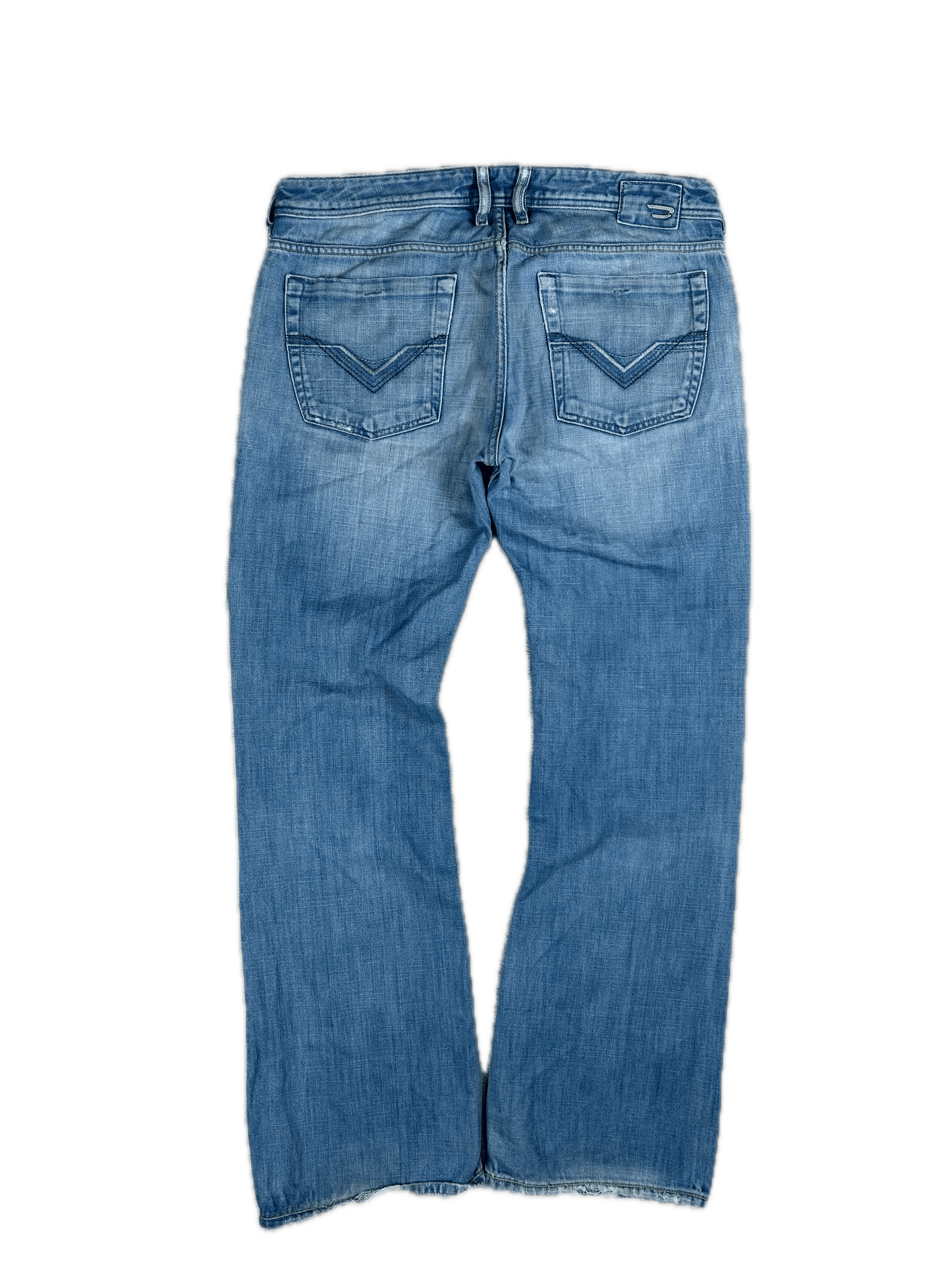 Diesel × Vintage Vintage DIESEL jeans Straight Riped Streetwear Men's Size US 36 / EU 52 - 1 Thumbnail