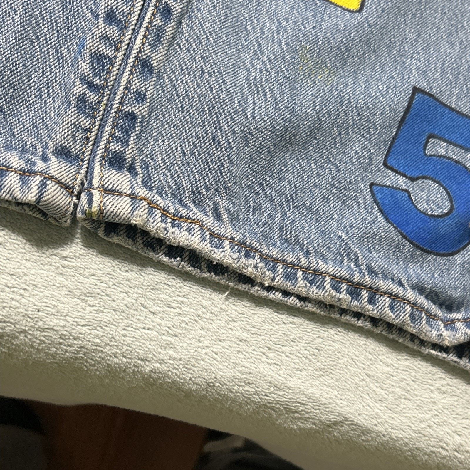 Levi's Levis Premium Loose Straight Jeans Women 27x29 Baggy Relaxed Size 27" / US 4 / IT 40 - 11 Thumbnail