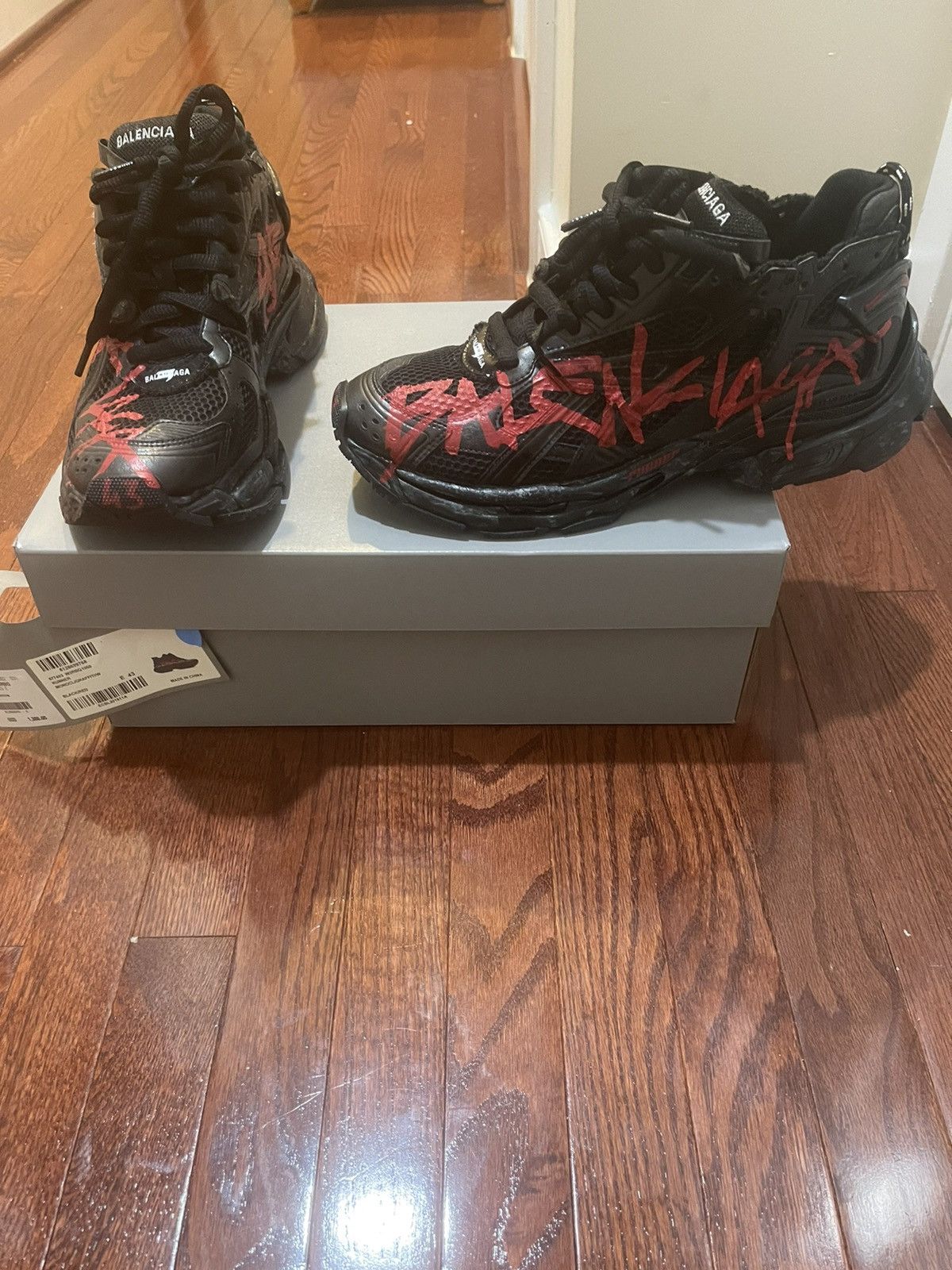 Balenciaga Balenciaga Graffiti Runners 2023 Size US 10 / EU 43 - 10 Thumbnail