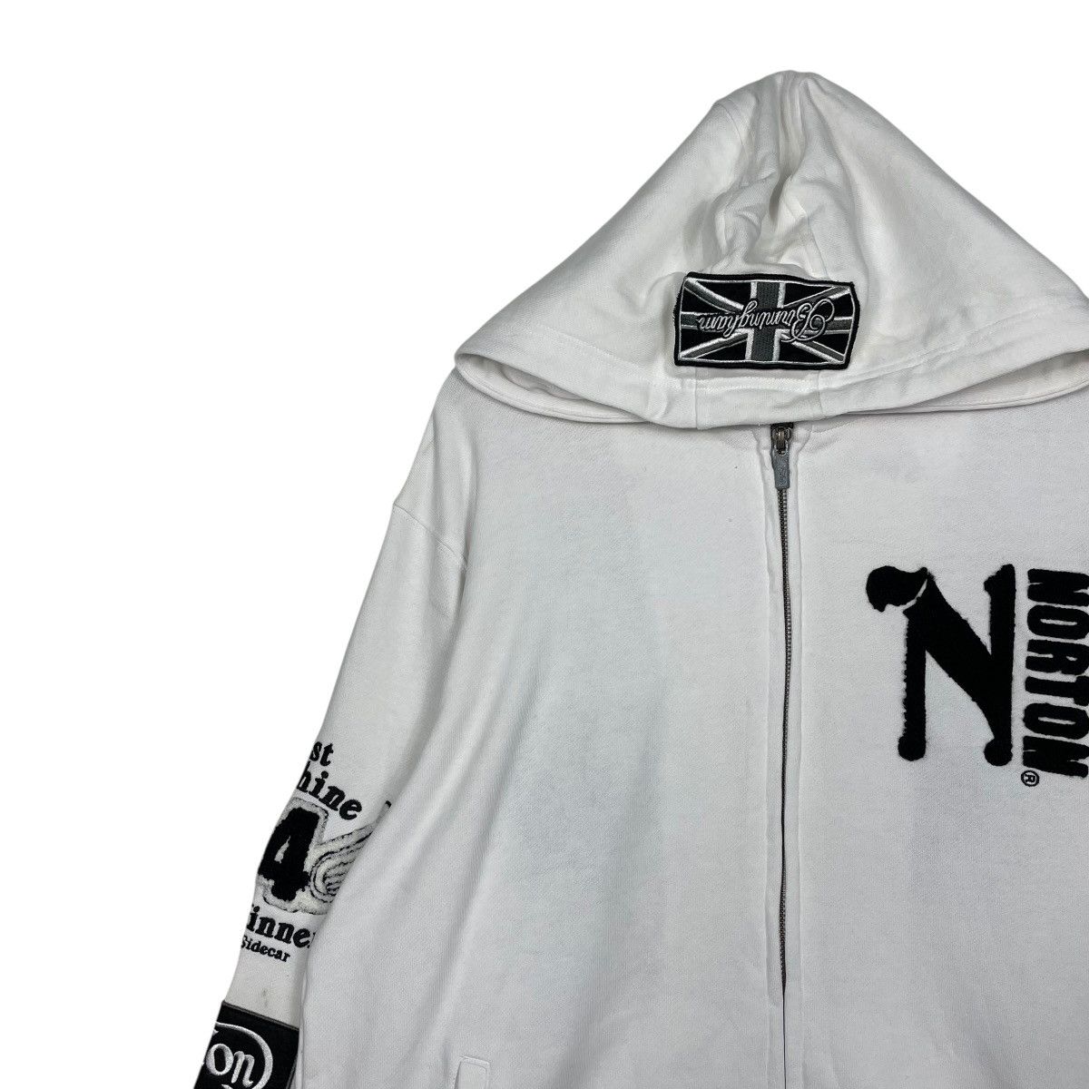 Norton Norton Big Logo Zipper Hoodie Size US L / EU 52-54 / 3 - 8 Thumbnail