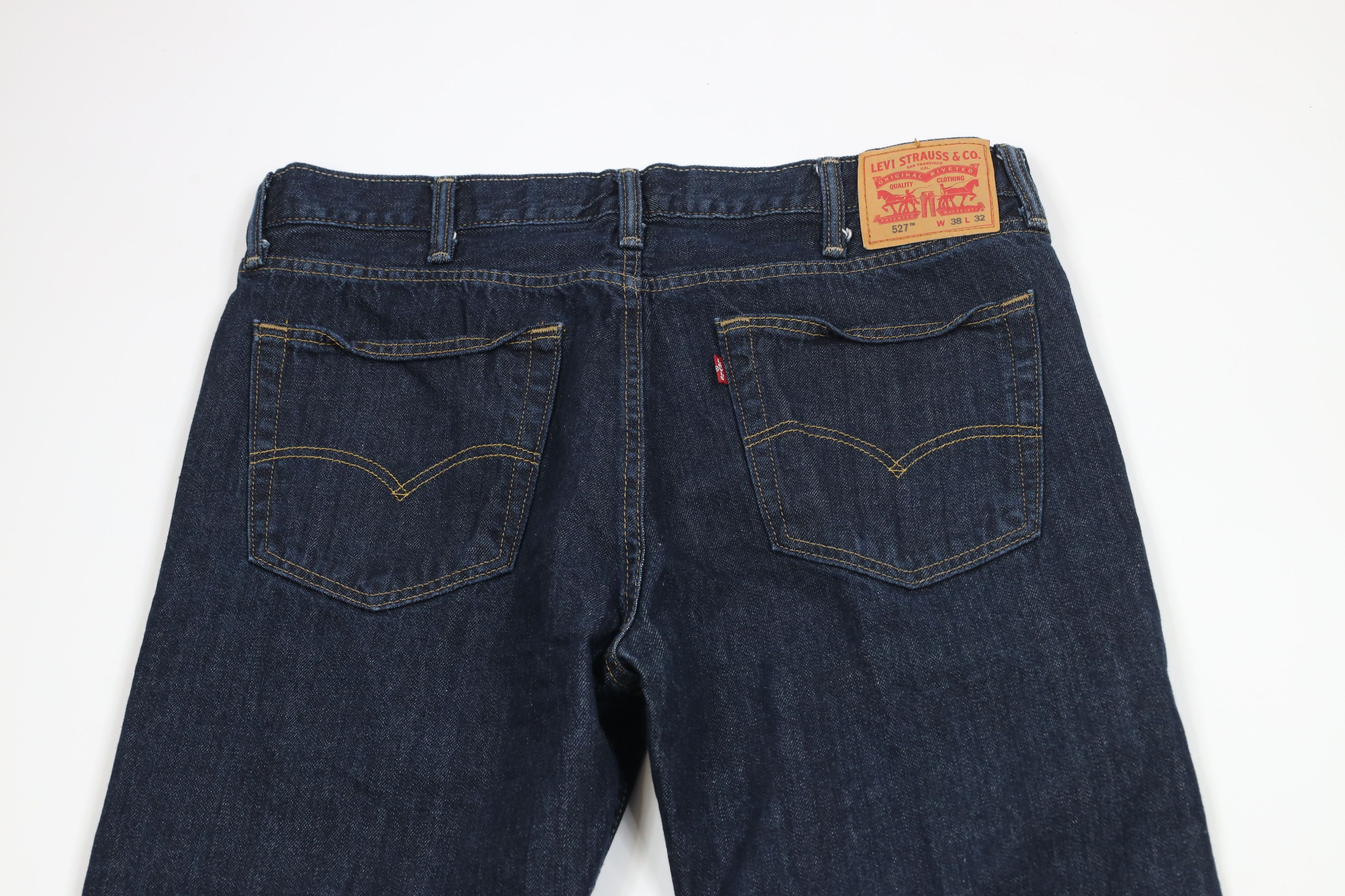 Levi's Vintage Y2K Levis 527 Fit Flared Bootcut Denim Jeans Blue Size US 38 / EU 54 - 8 Thumbnail