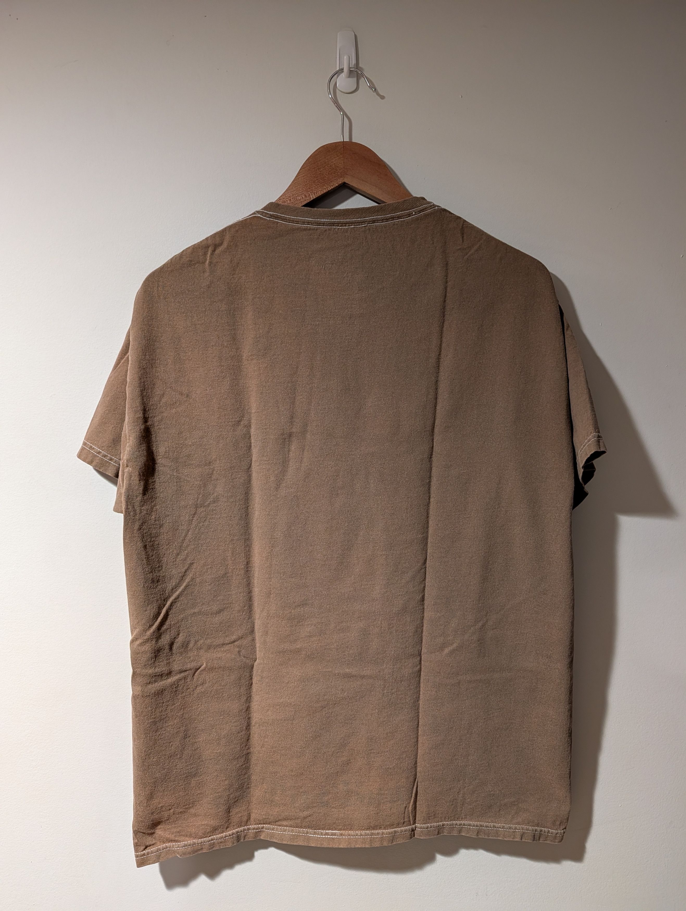 Affliction Vintage DIRTBAG Mens T-SHIRT Brown TWIN DRAGONS Graphic Tee Size US L / EU 52-54 / 3 - 6 Thumbnail