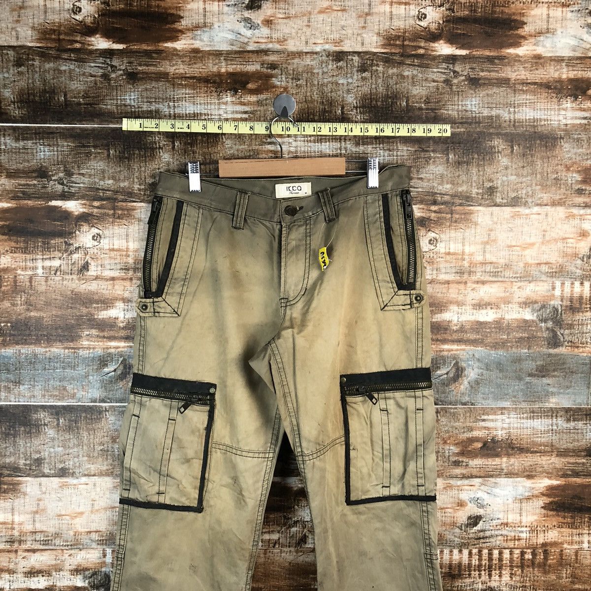 Faded Glory Ikca utility tactical punk Cargo Multipocket Pants #A1399 Size US 31 - 4 Thumbnail