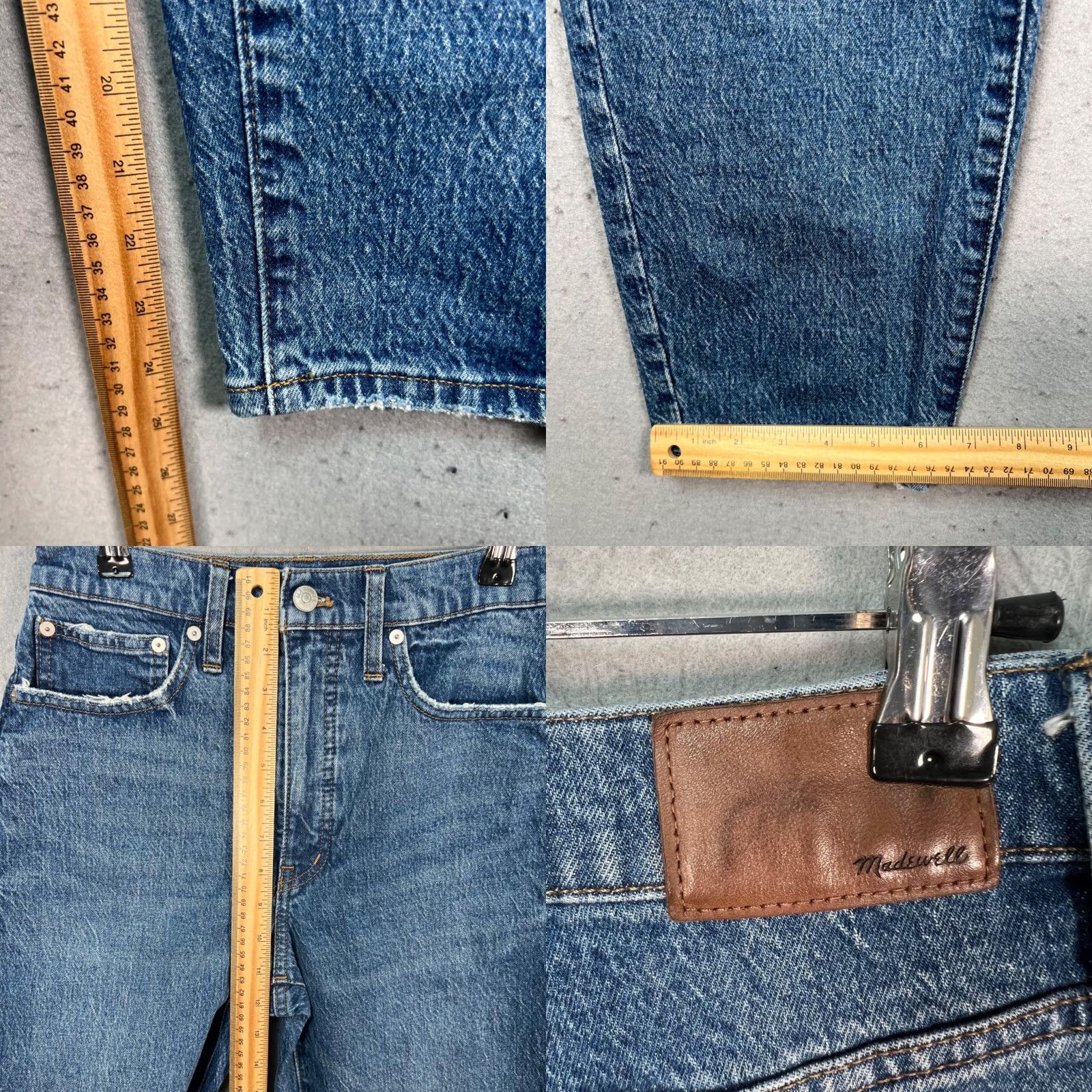 Madewell Madewell Jeans Balloon High-Rise Relaxed Denim Blue 26 Adult Womens Size 26" / US 2 / IT 38 - 8 Thumbnail