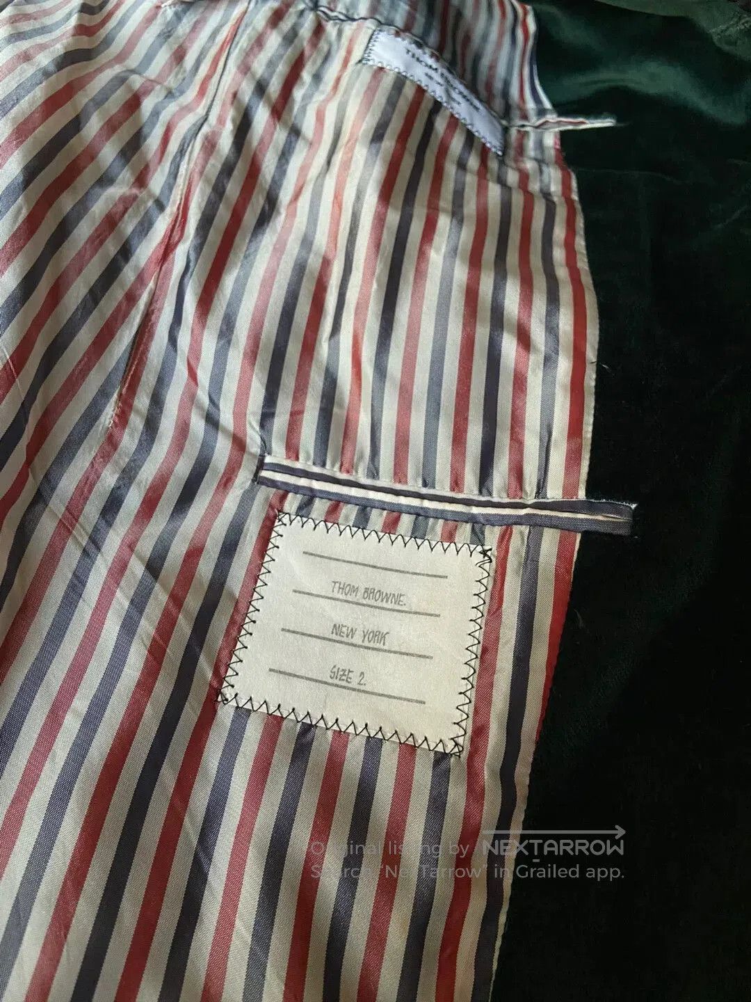 Thom Browne thom browne green velvet tuxedo jacket. Size US M / EU 48-50 / 2 - 4 Thumbnail