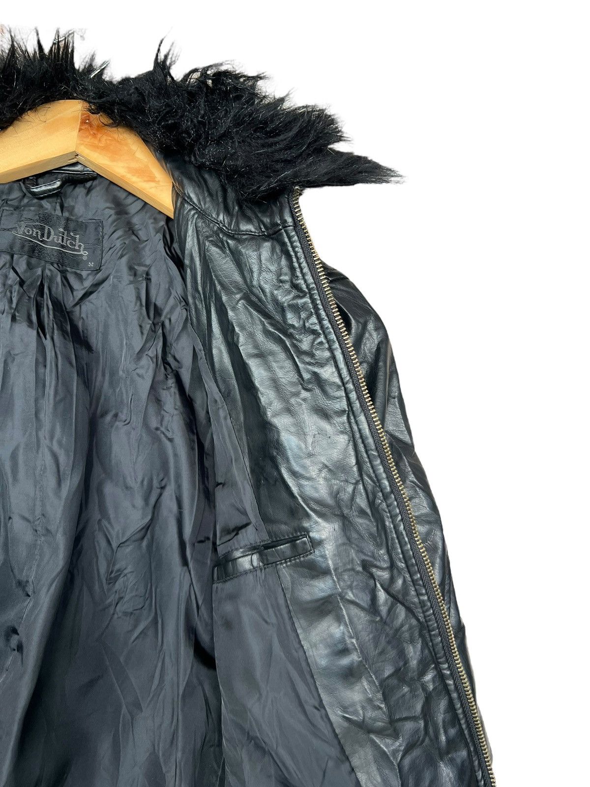 Von Dutch Von Dutch Gothic Multipocket Black Fur Faux Leather Size US L / EU 52-54 / 3 - 12 Thumbnail