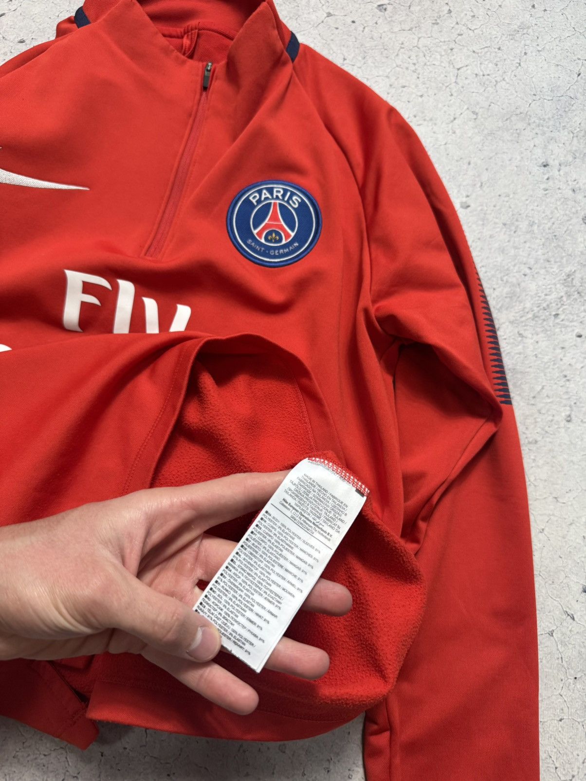 Nike Nike FC PSG Paris Saint Germain 1/4 Zip Track Jacket Size US M / EU 48-50 / 2 - 8 Thumbnail