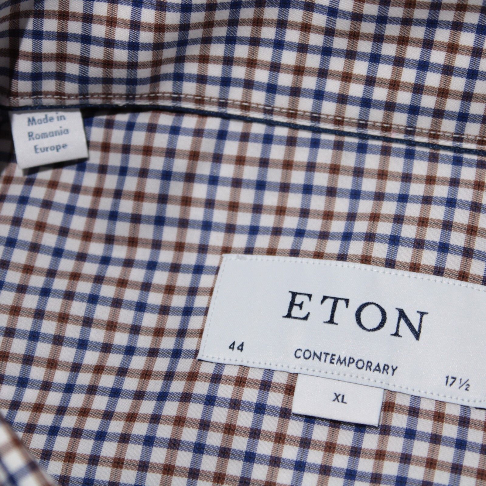 Eton Eton New with tags Shirt Size XL US In Brown Size US XL / EU 56 / 4 - 3 Thumbnail