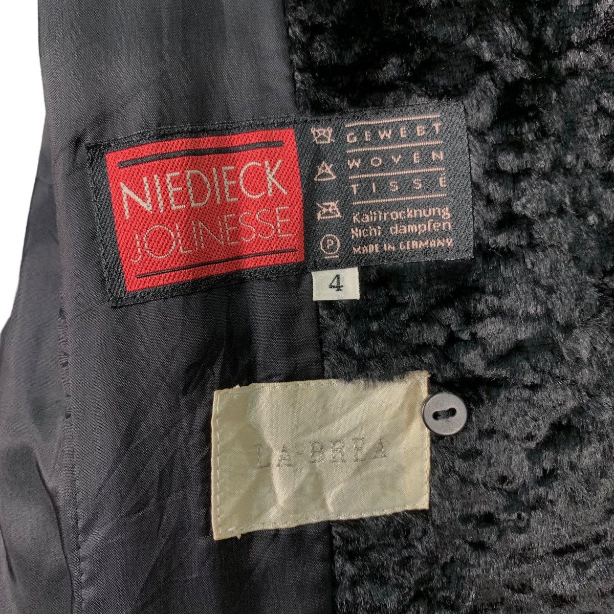 Japanese Brand NIEDICK JOLINESSE X La Brea Rayon Coat #0633-C29 Size S / US 4 / IT 40 - 15 Thumbnail