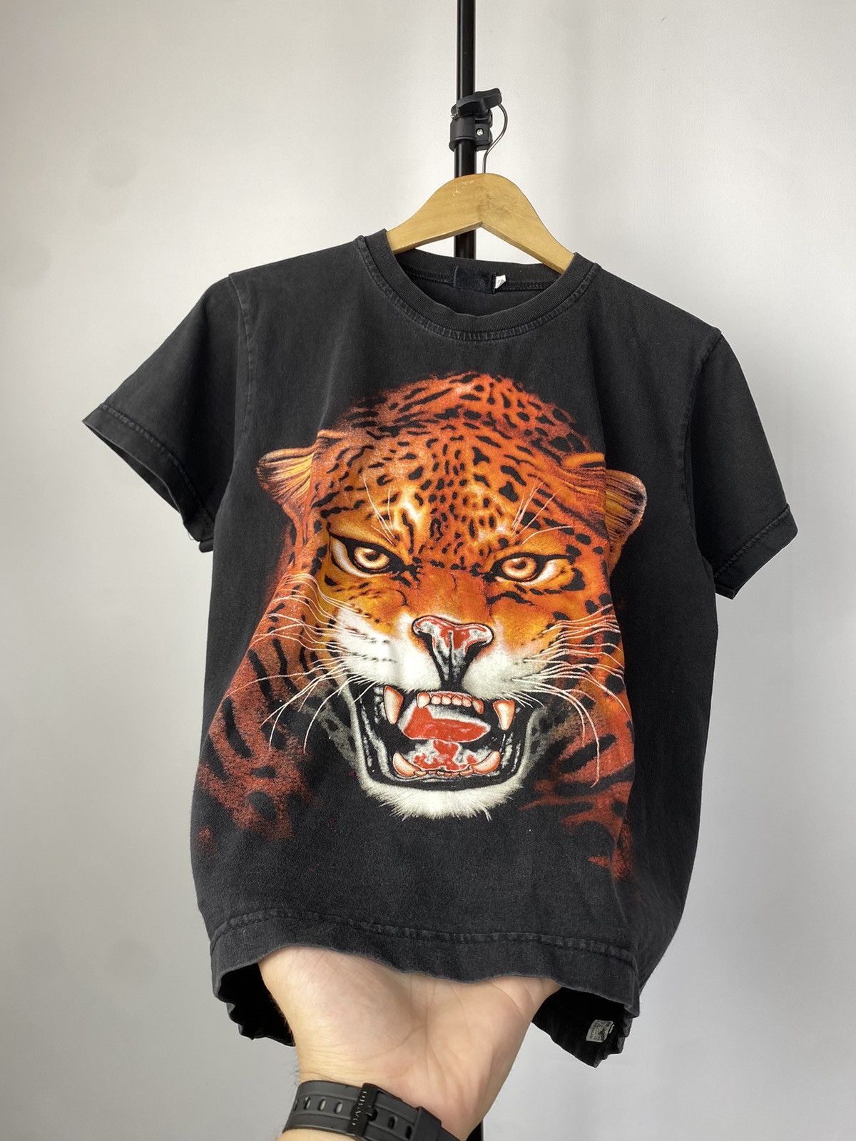 Habitat × Vintage Vintage 90s Tiger Double side Habitat t shirt Size US S / EU 44-46 / 1 - 6 Thumbnail