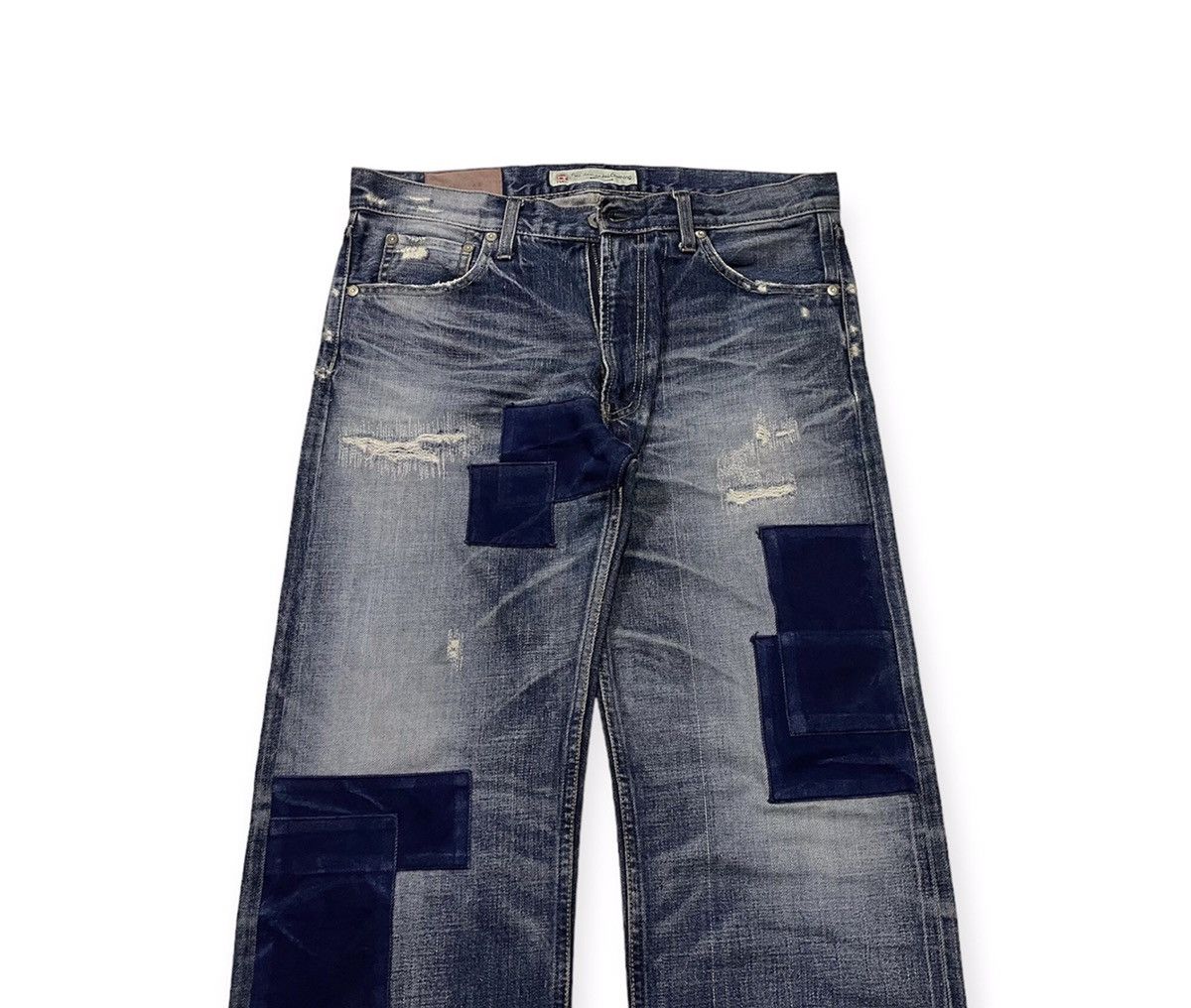 FDMTL Distressed Selvedge Denim Size US 34 / EU 50 - 3 Thumbnail