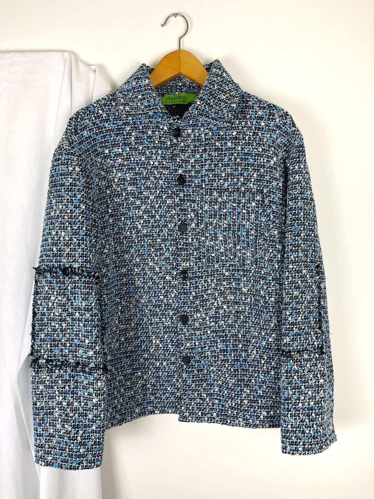 Chorley Chorley Oversized Distressed Effect Tweed Flannel Size US L / EU 52-54 / 3 - 1 Thumbnail