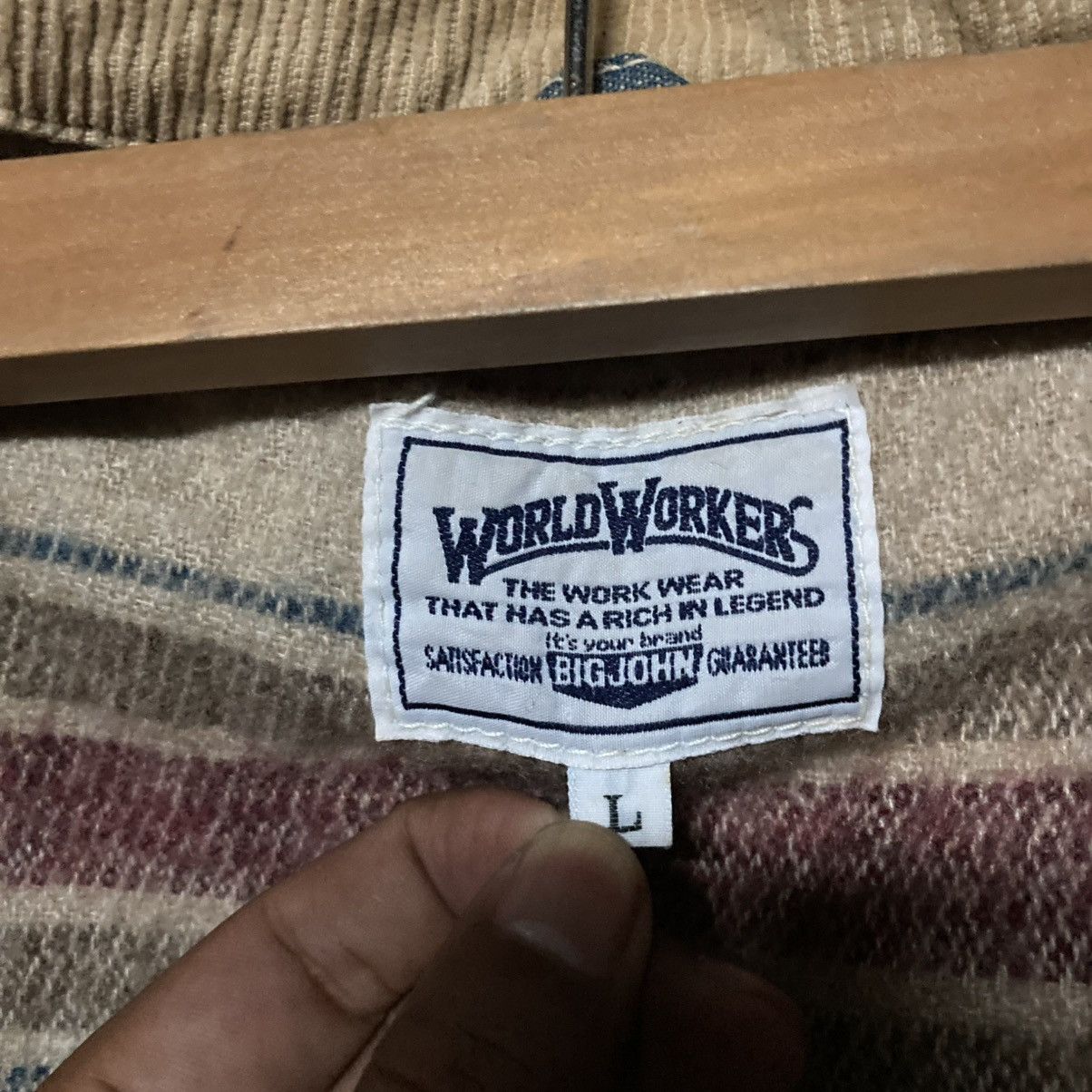 Designer × Japanese Brand × Vintage Big John Workwear Jacket Size US M / EU 48-50 / 2 - 11 Thumbnail