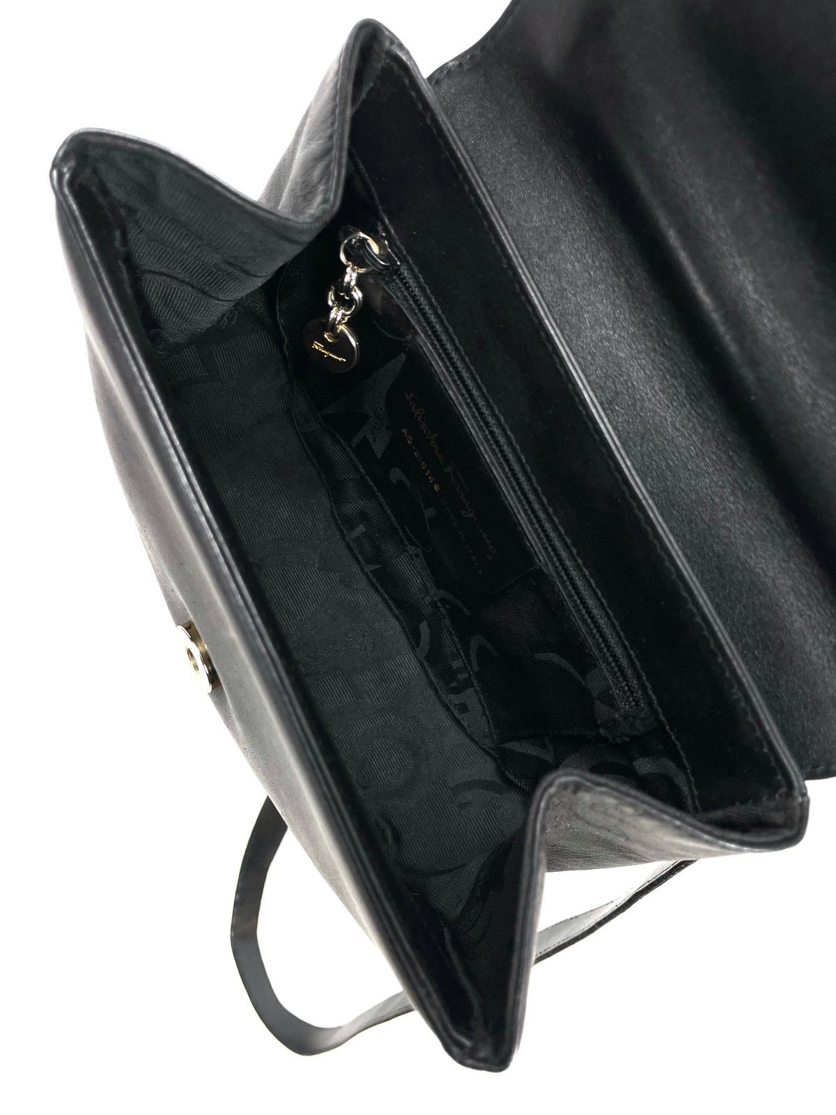 Salvatore Ferragamo Salvatore Ferragamo Vintage Gancini Mini Leather Bag Size ONE SIZE - 14 Thumbnail