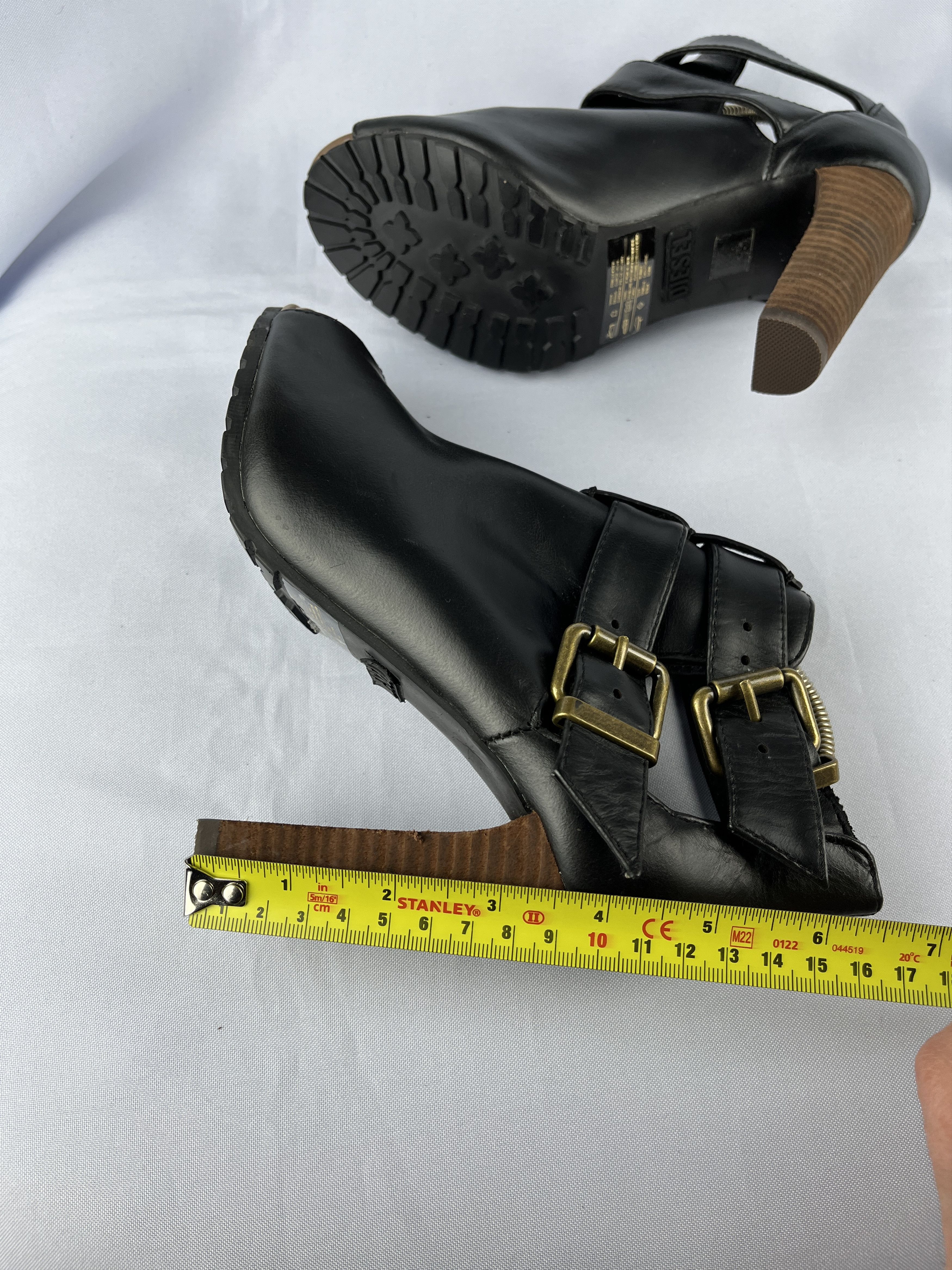 Diesel Diesel Leather Belts Peep Toes Heels Size US 6 / IT 36 - 9 Thumbnail