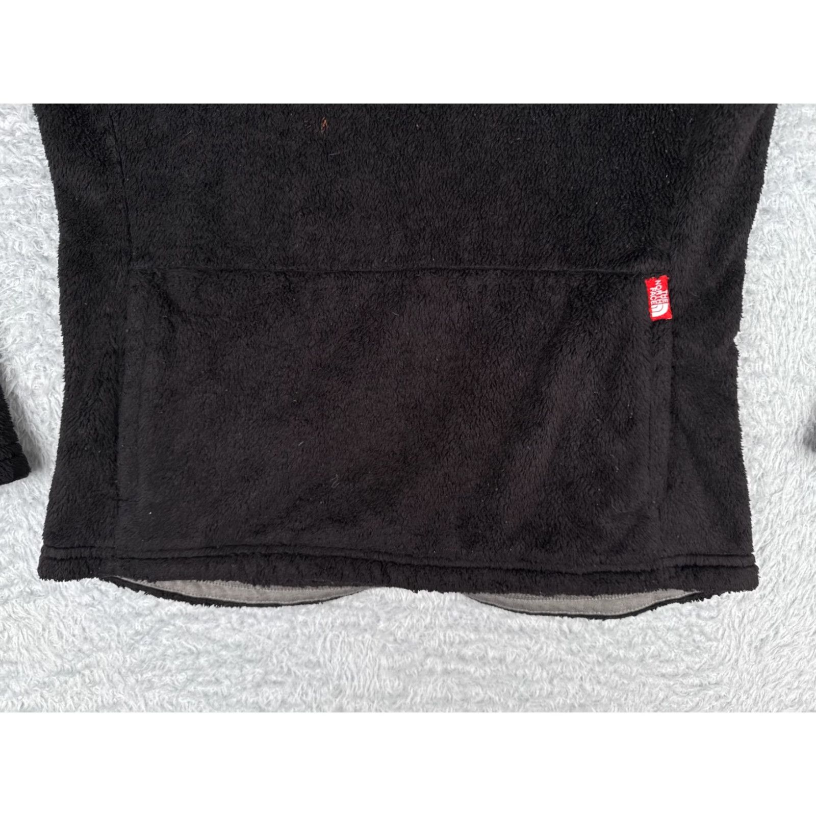 The North Face The North Face Sweater Womens XS Black 1/4 Zip Mock Neck Fleece Logo Pullover Size XS / US 0-2 / IT 36-38 - 5 Thumbnail