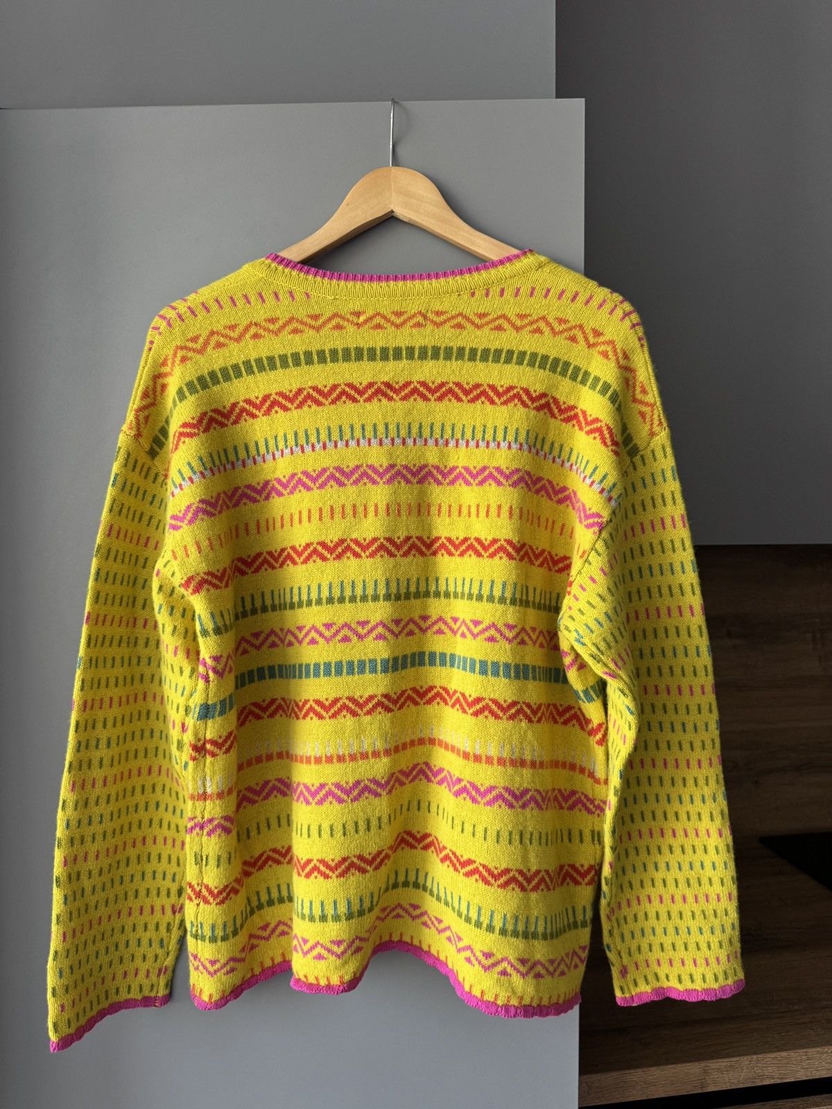 Gudrun Sjoden Güdrun Sjoden Scandinavian Wool Hemp Blend Ethnic Cardigan Size L / US 10 / IT 46 - 5 Thumbnail