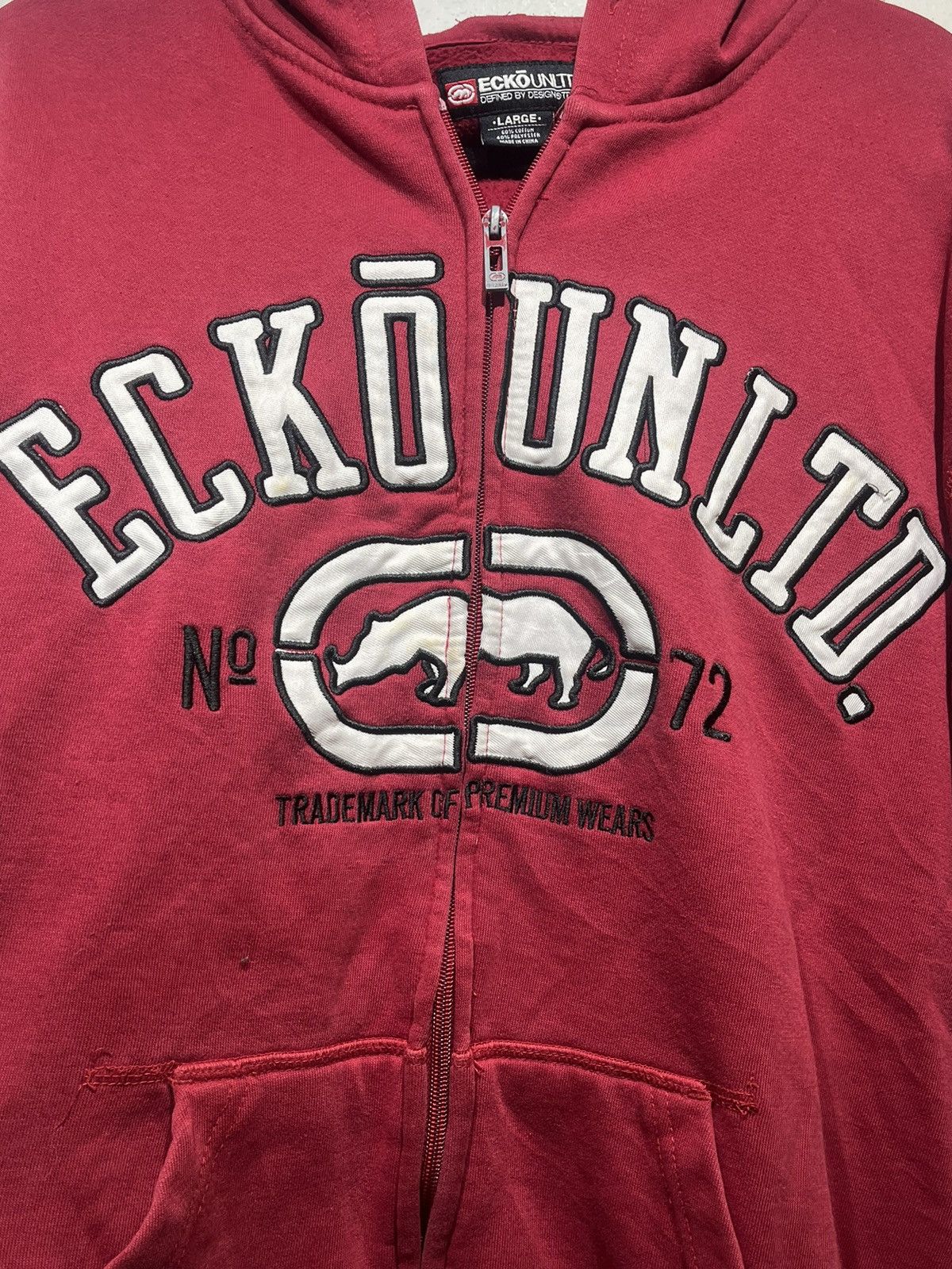 Ecko Unltd. × Vintage Vintage Y2k Ecko Unltd hoodie Size US L / EU 52-54 / 3 - 4 Thumbnail